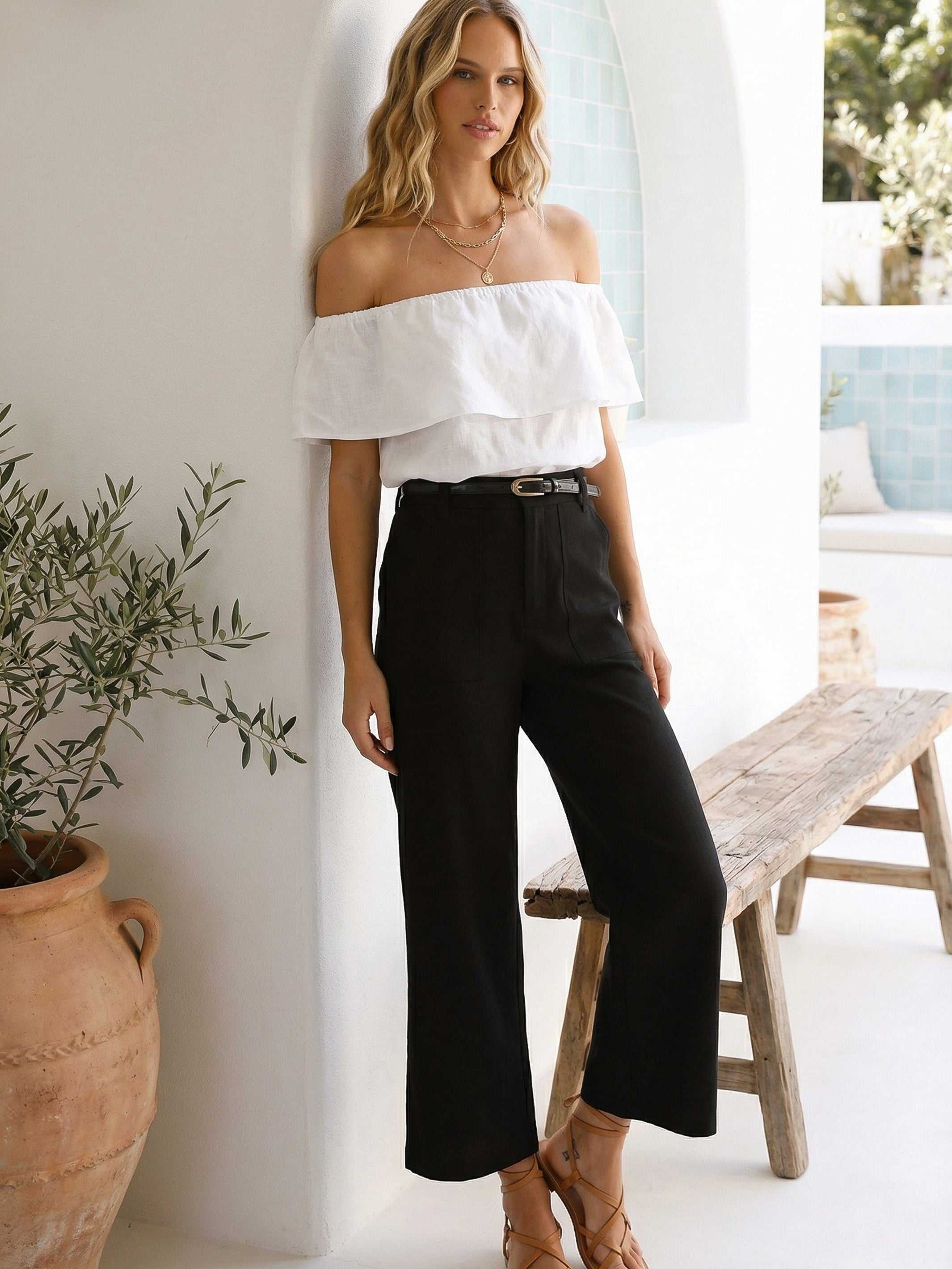 Fifteen Twenty RYLEE CROPPED PANT