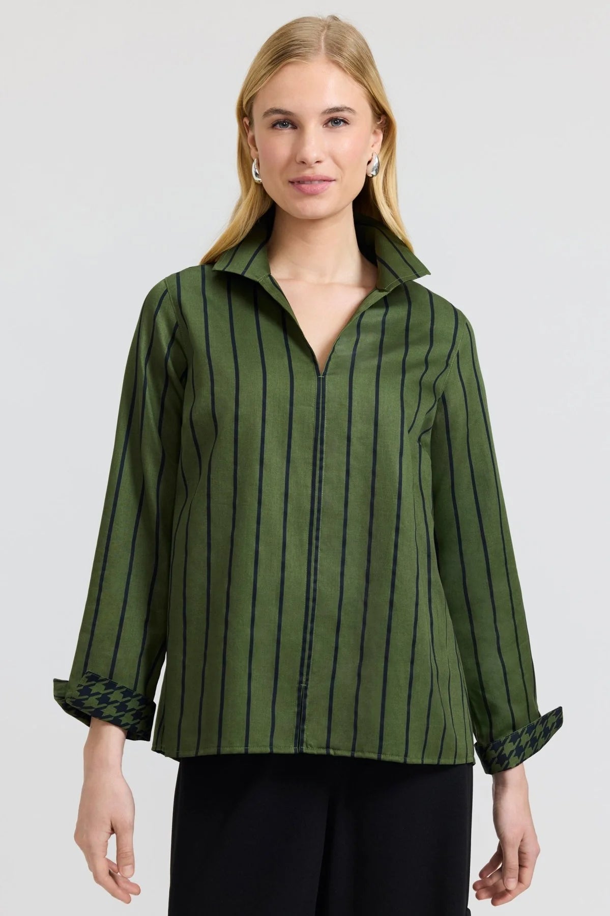 Foxcroft AGNES WIDE STRIPE
