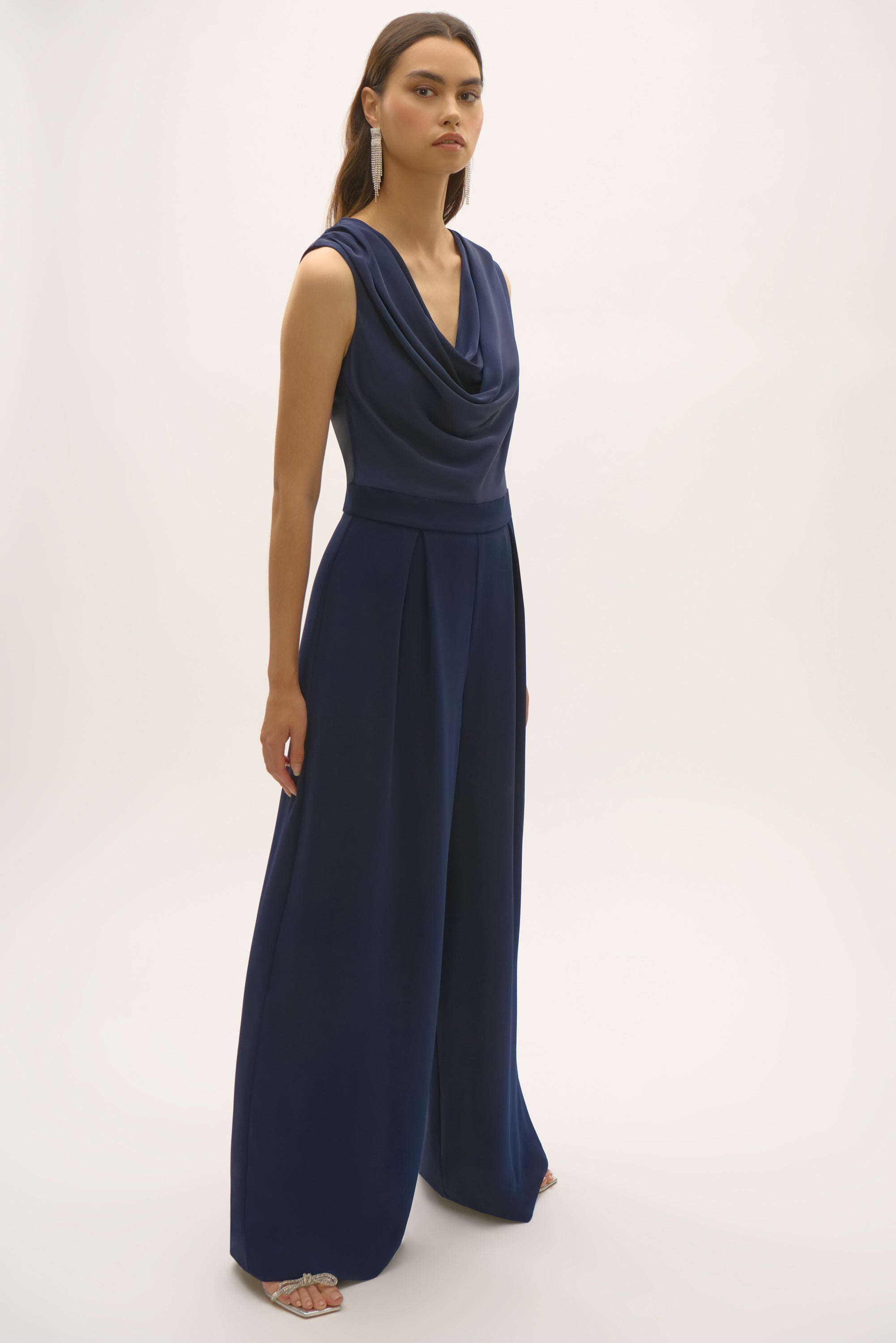 COWL NECK JUMPSUIT
