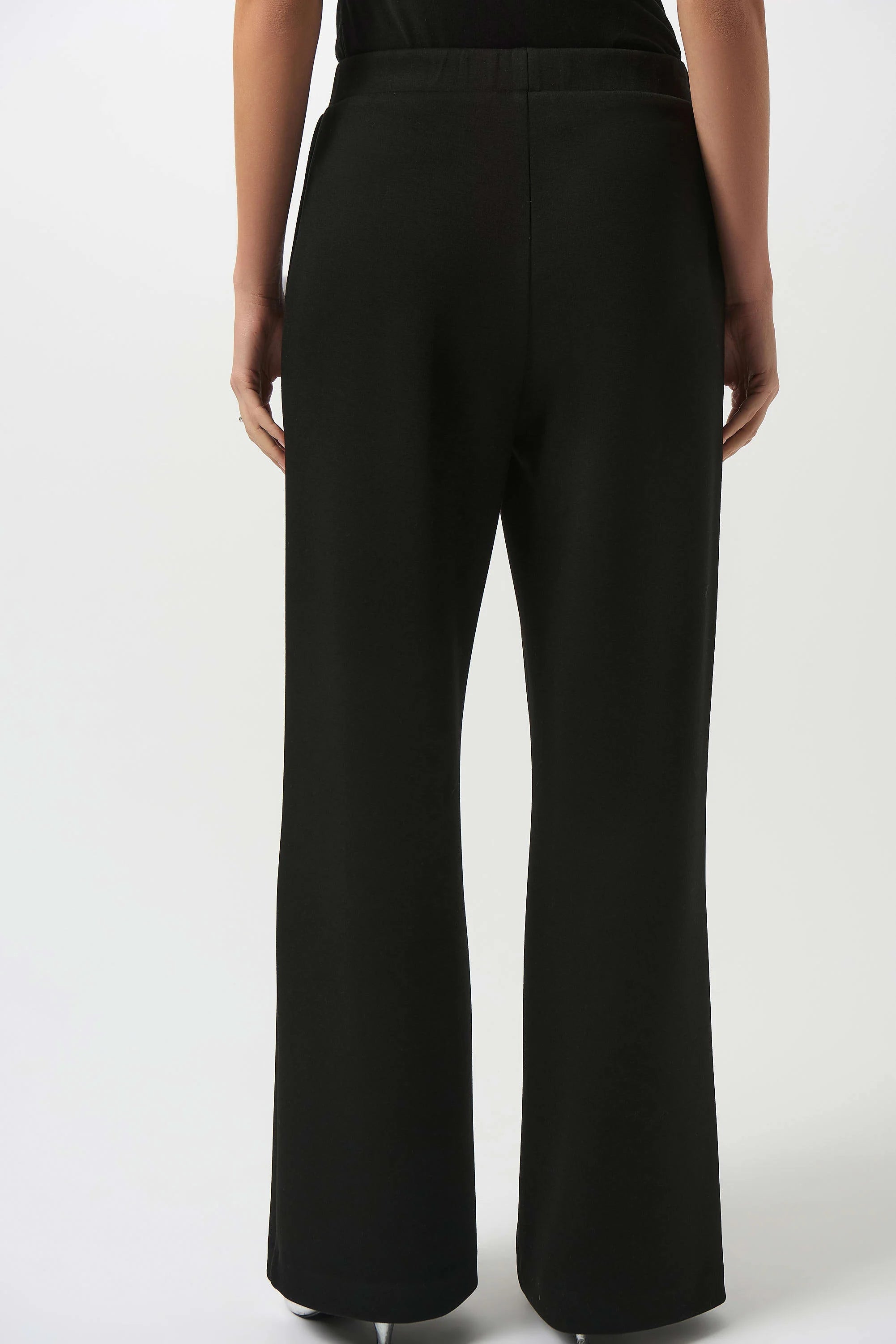 SCUBA JERSY WIDE-LEG PULL-ON PANT