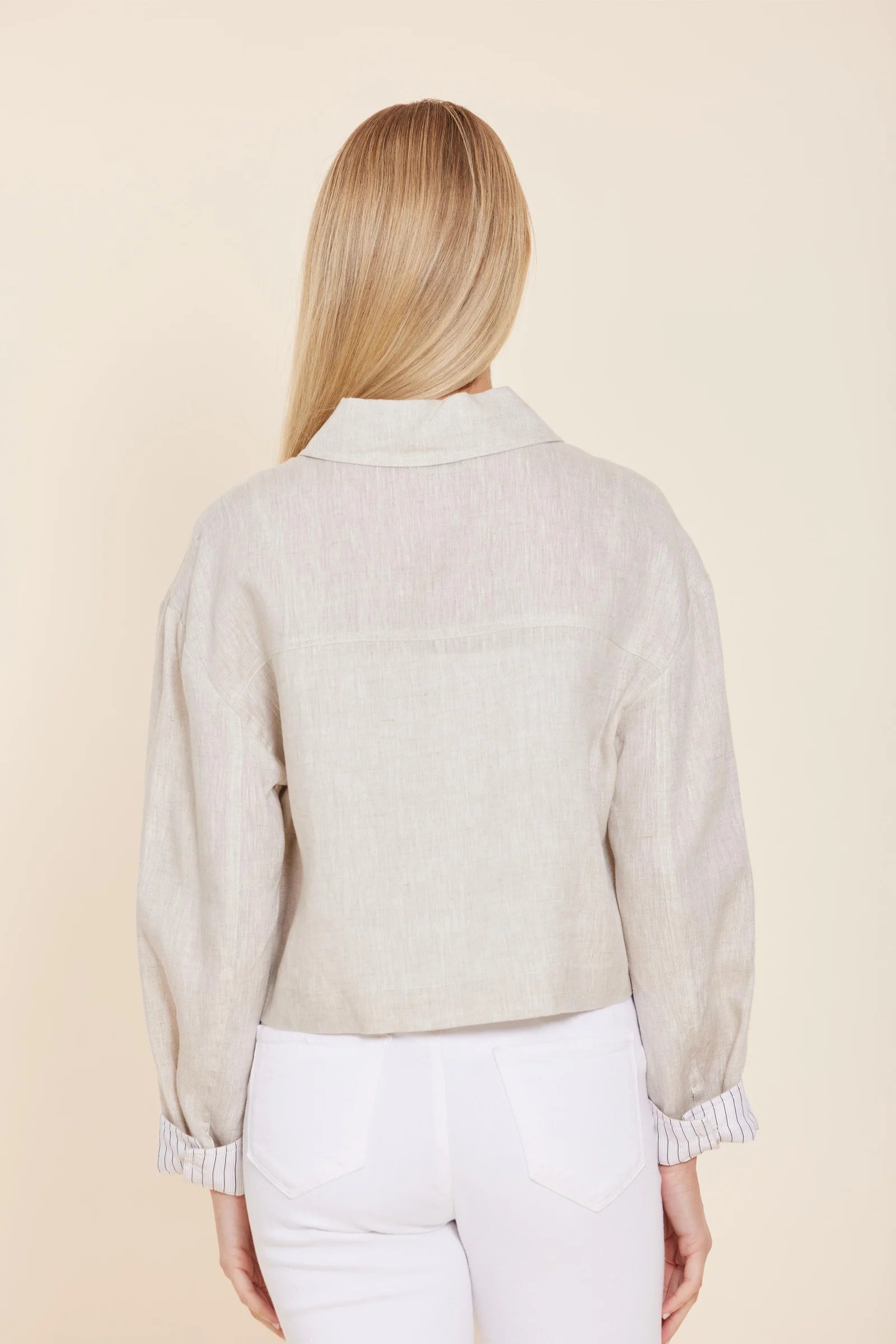 LINEN 2 POCKET JACKET