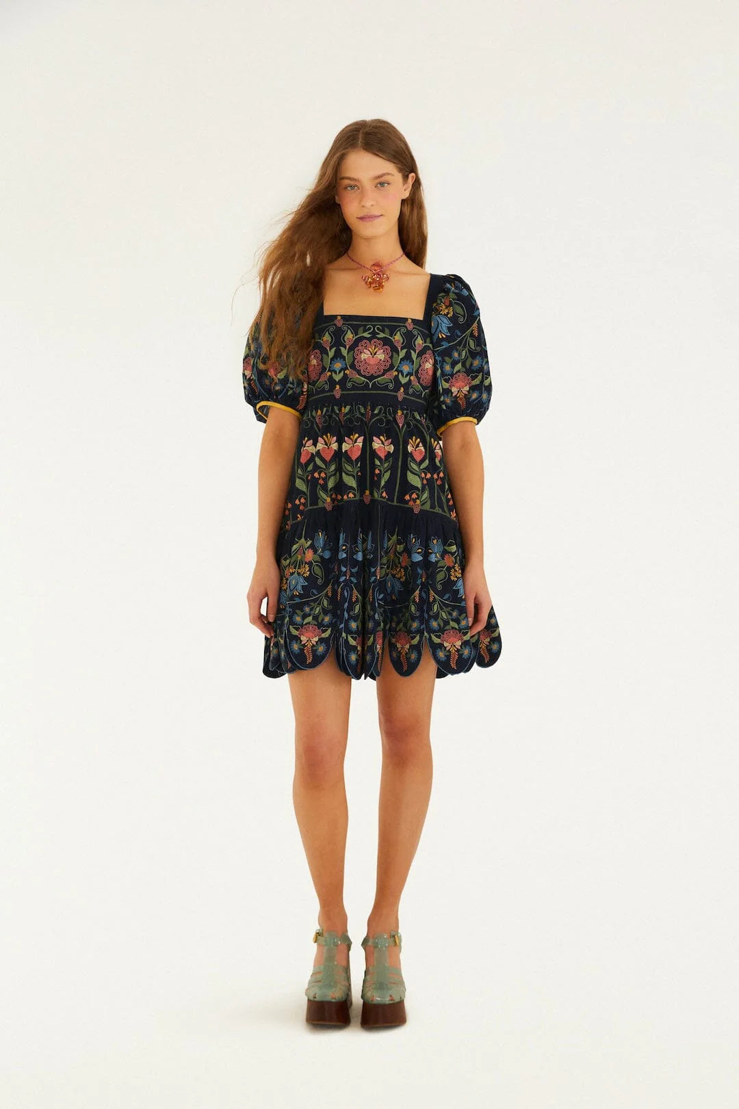 STITCHED MINI DRESS