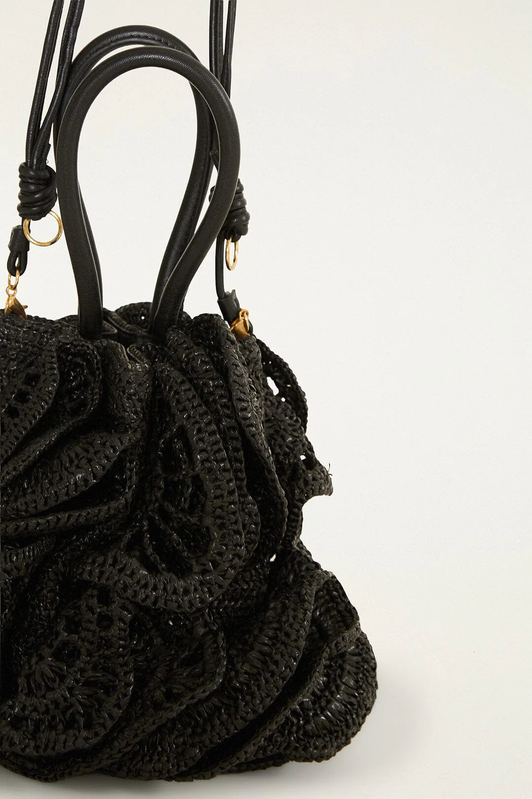 RAFFIA FLOWER BAG
