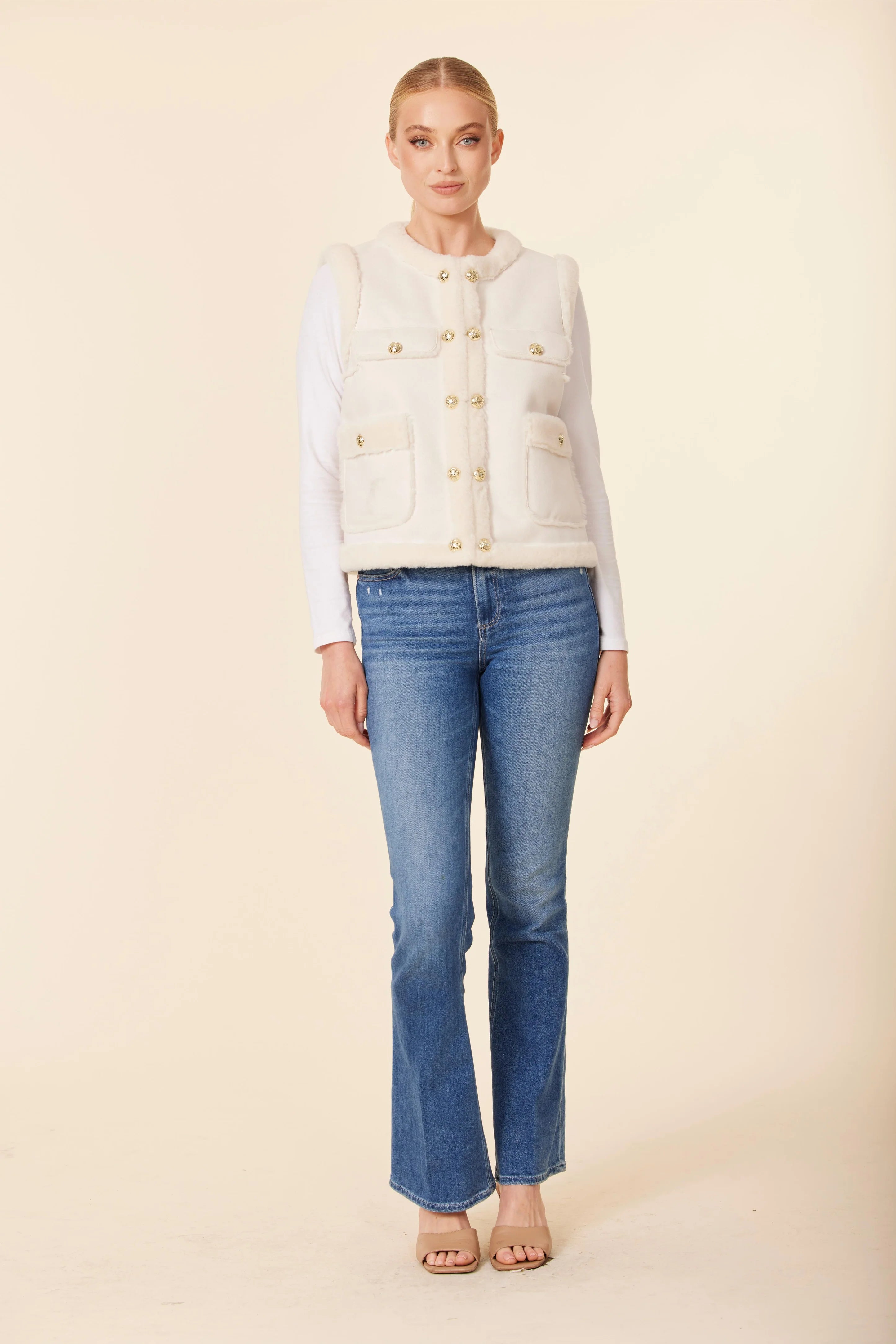 COCO FUR LINED VEST