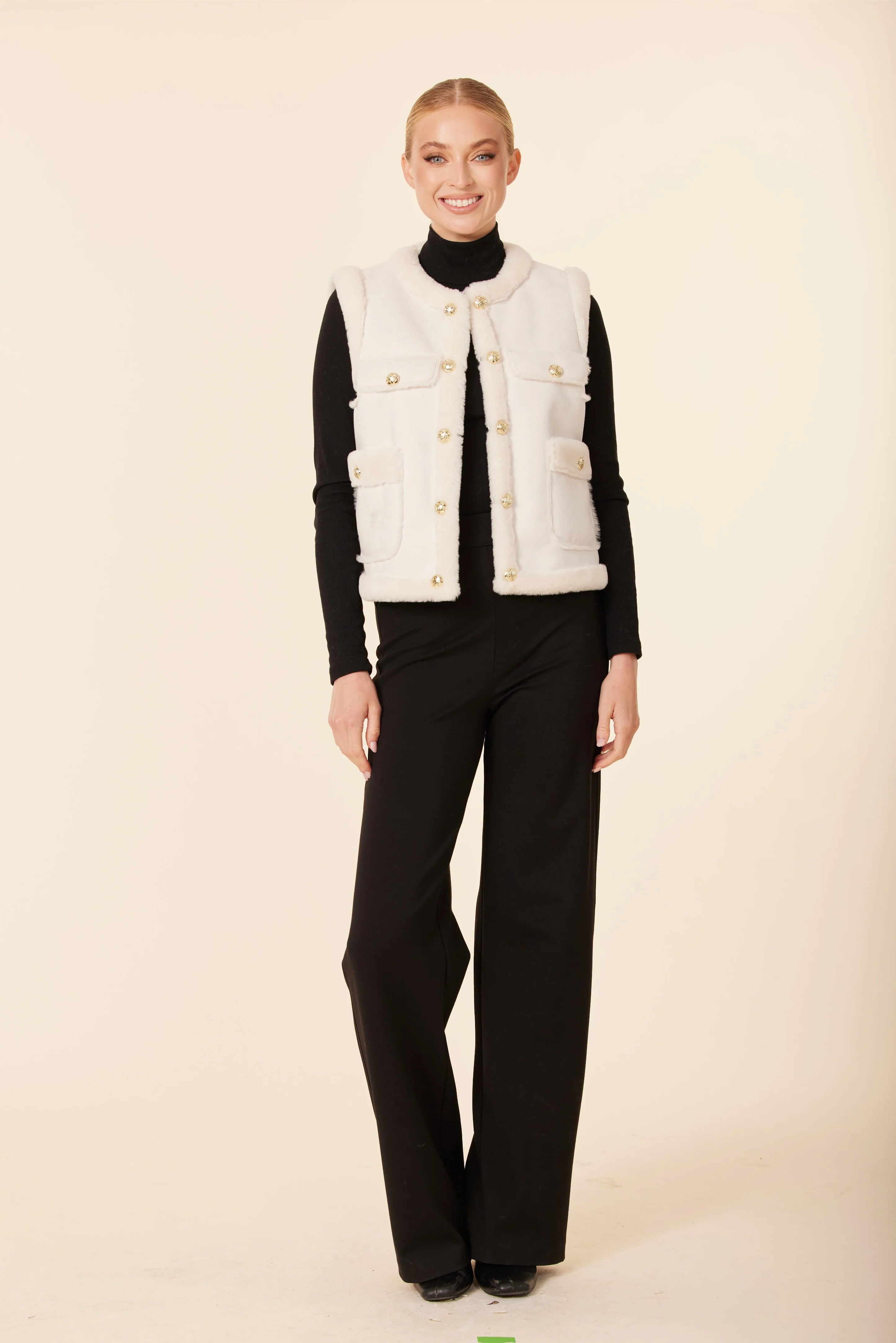 COCO FUR LINED VEST