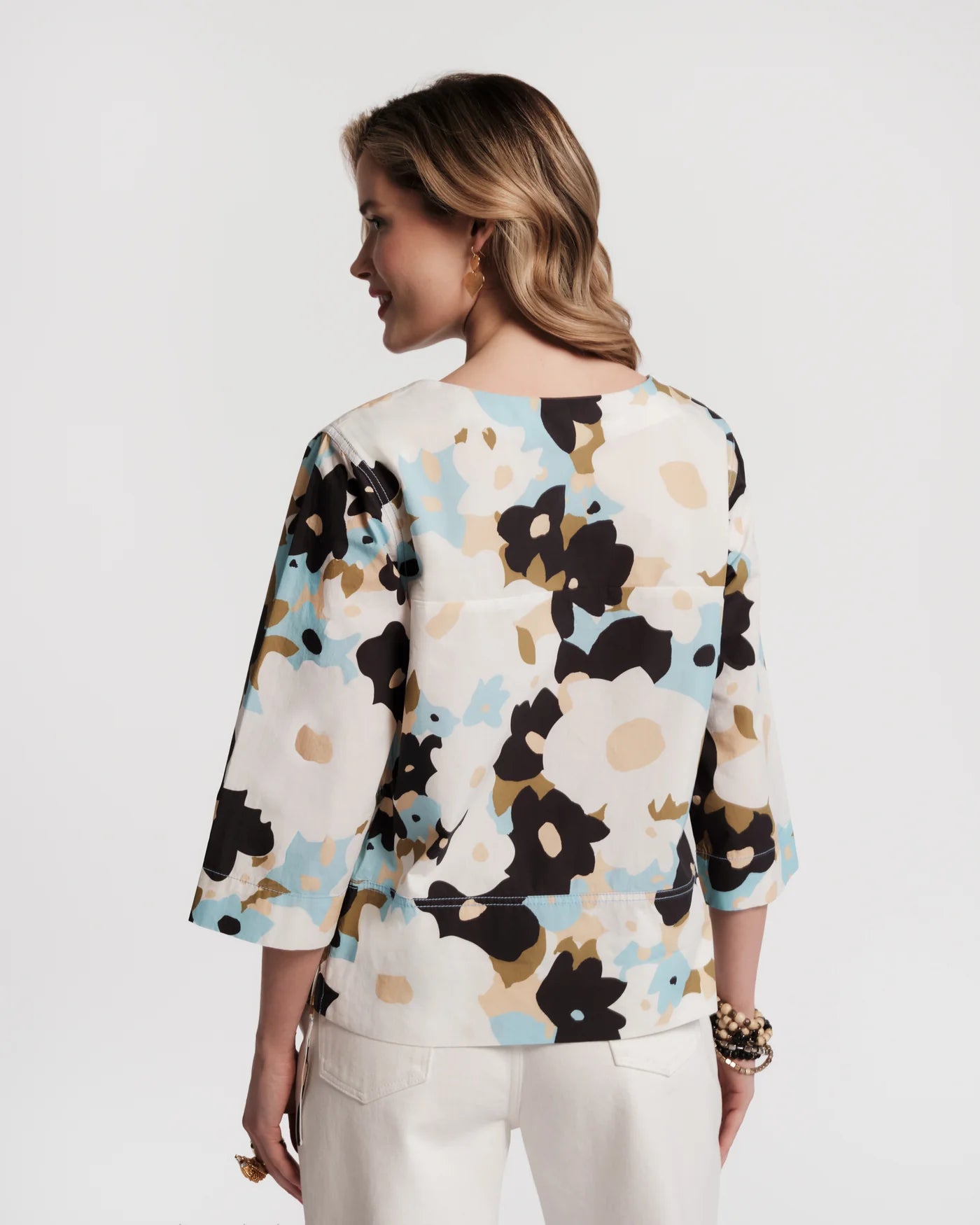 CARLY POPLIN TOP