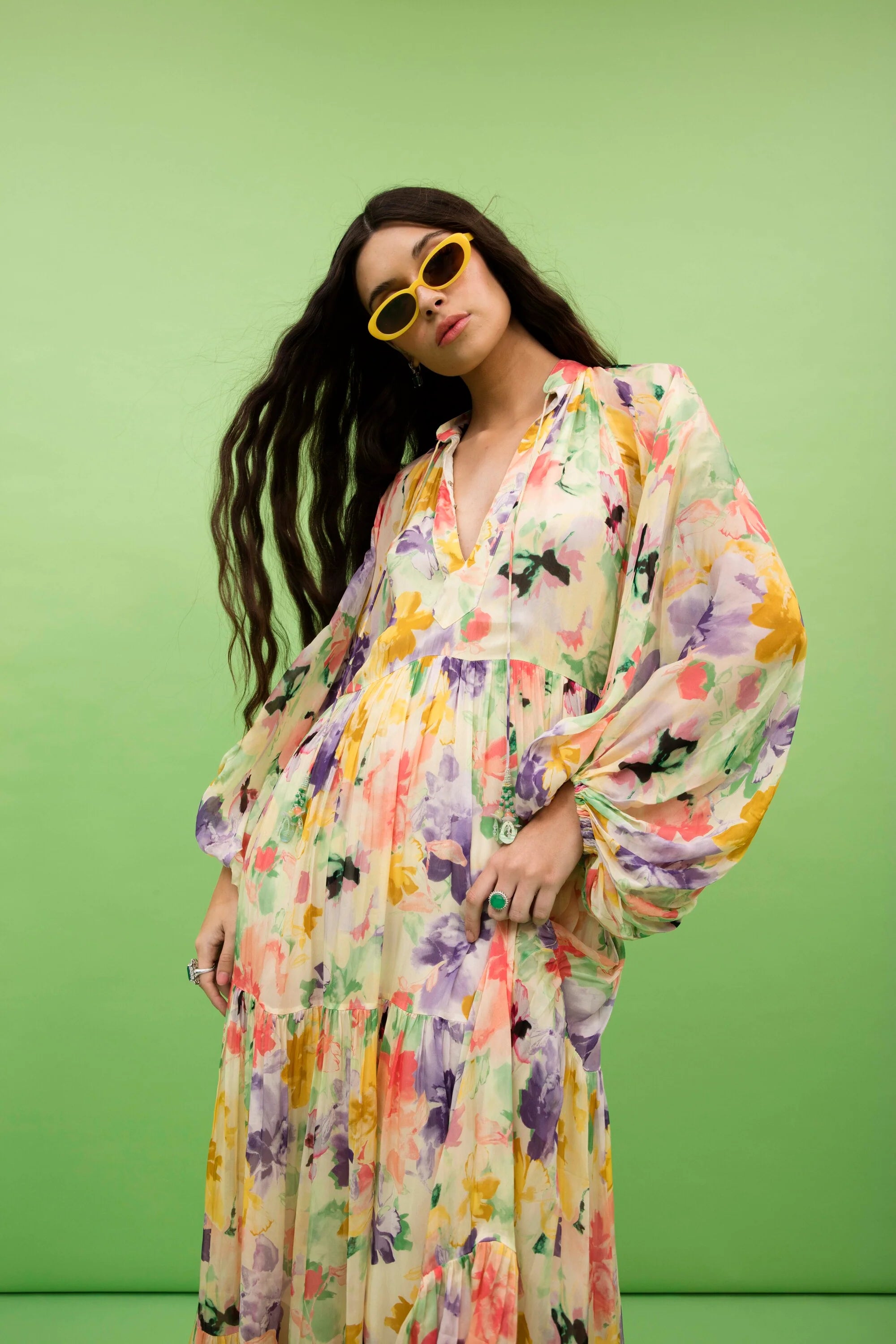 EDEN CASCADE DRESS