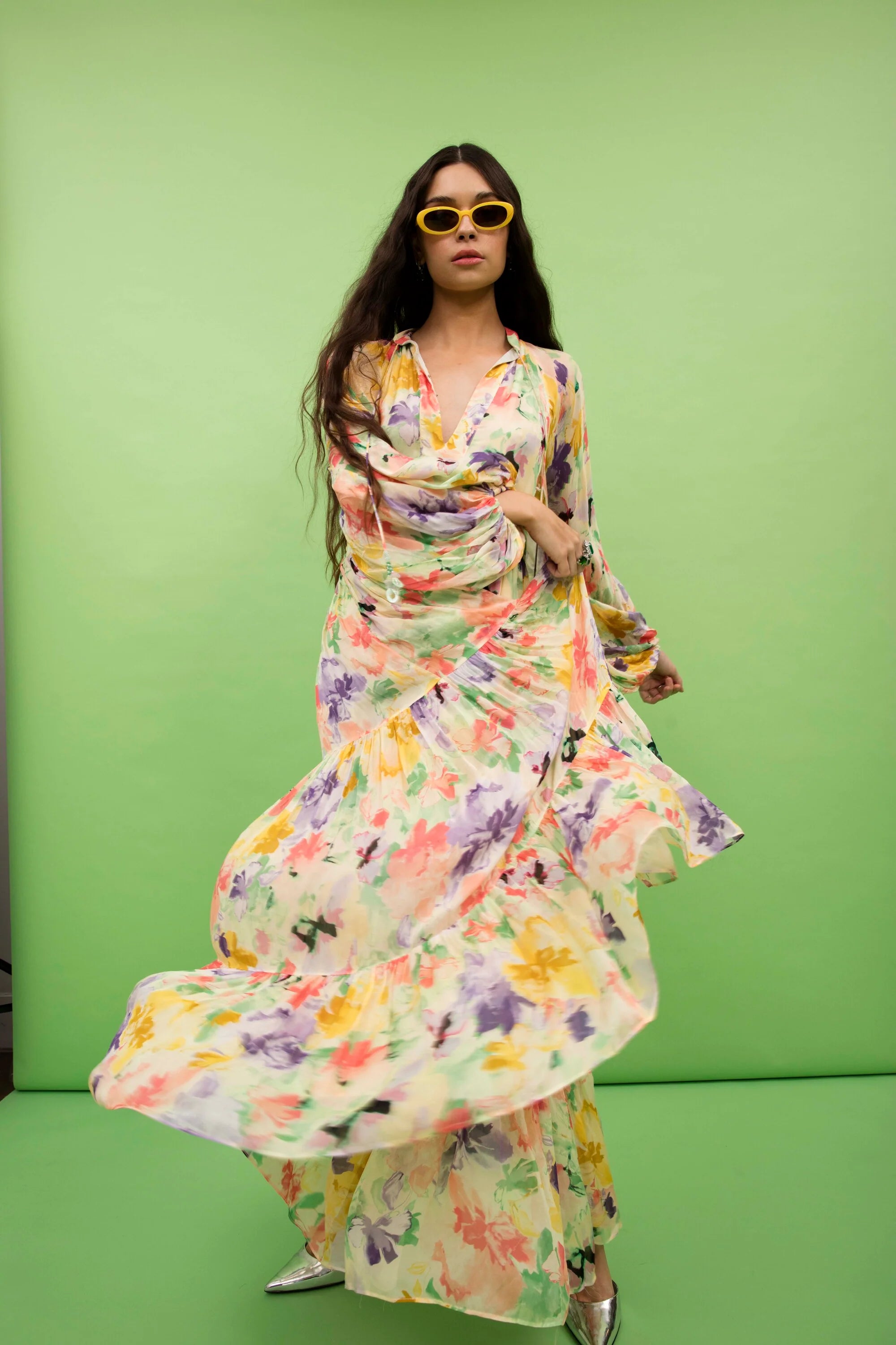 EDEN CASCADE DRESS