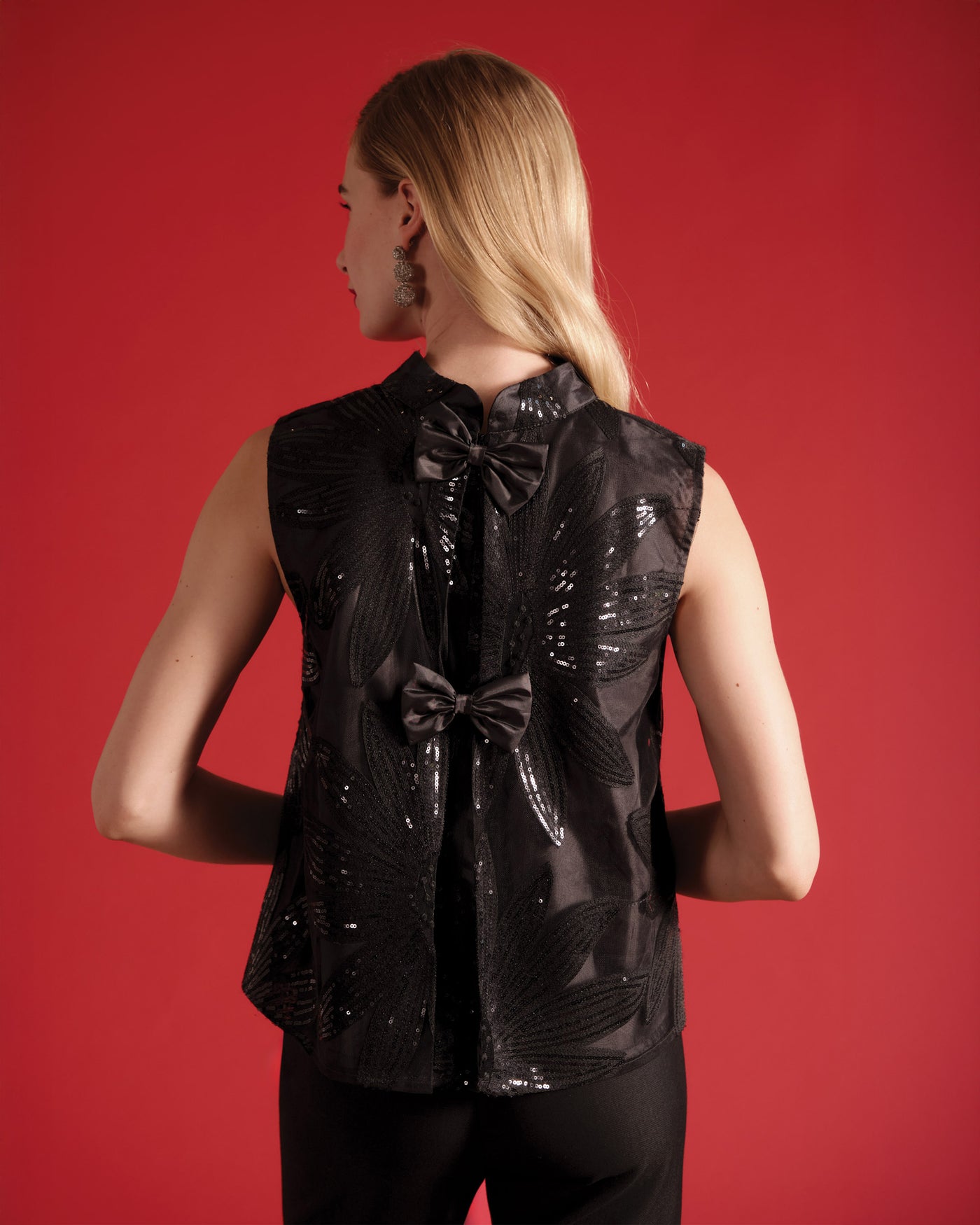 DIPLOMAT SEQUIN TOP