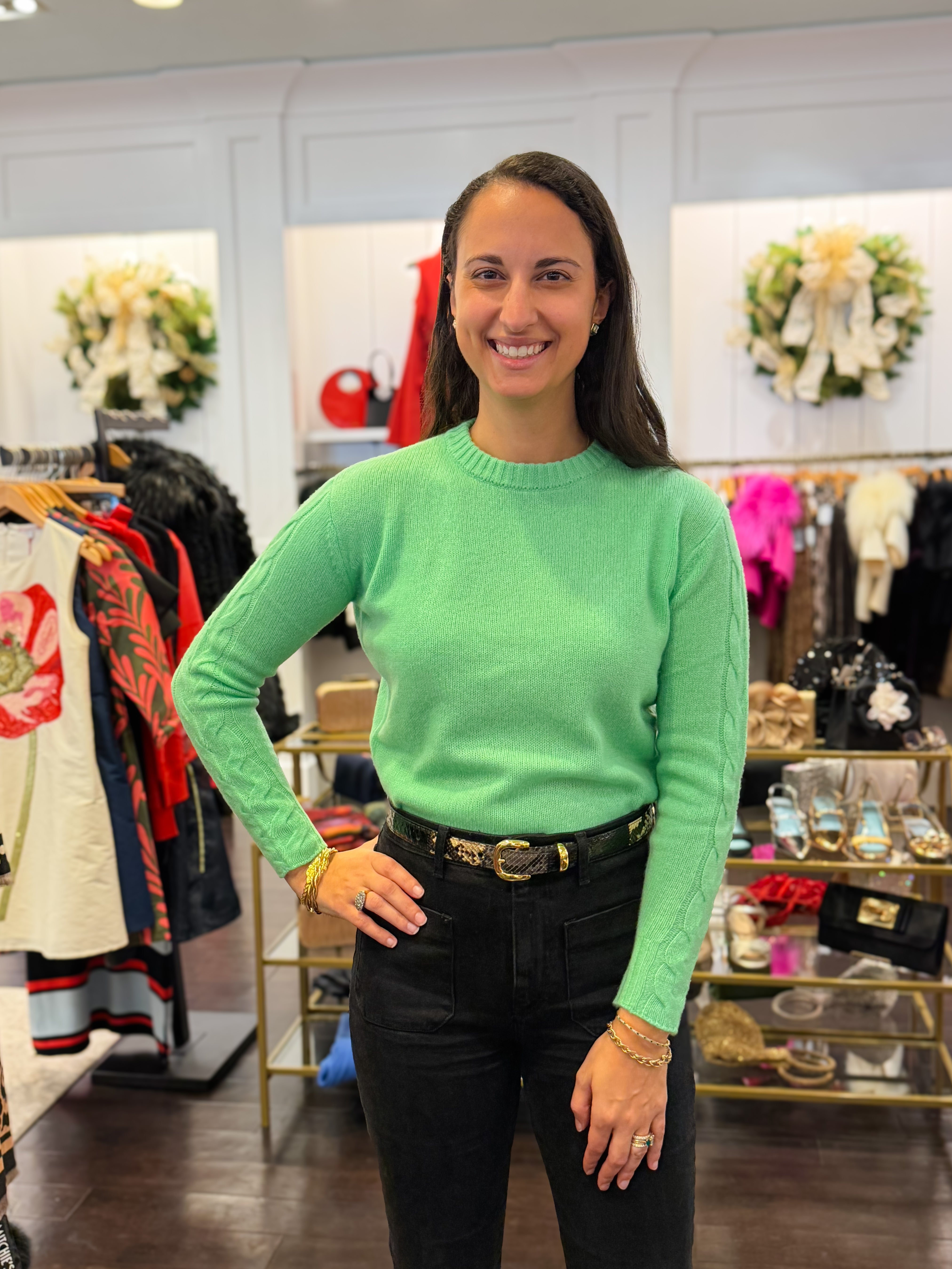 Brodie CABLE SLEEVE CREW