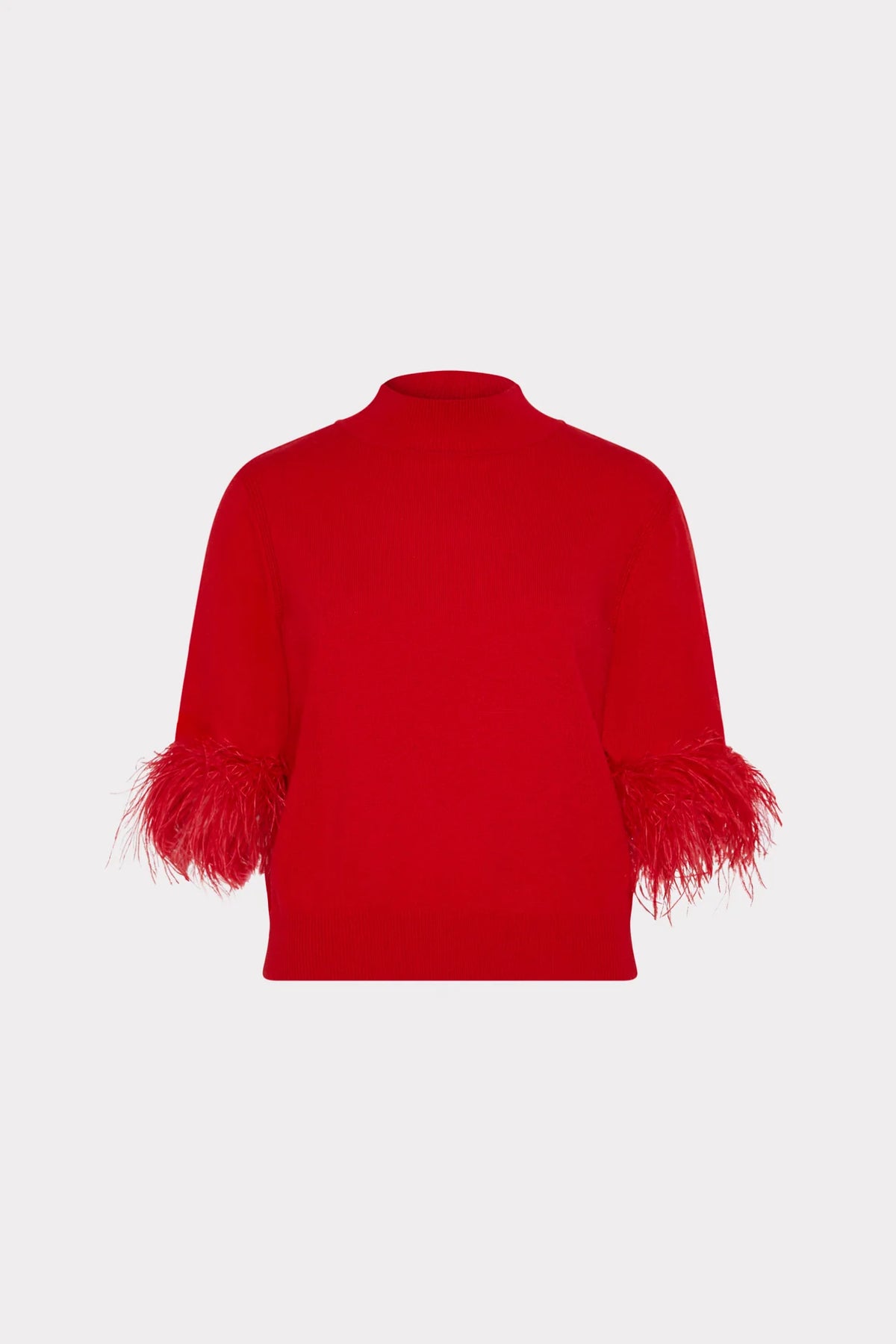 Milly FEATHER MOCK NECK