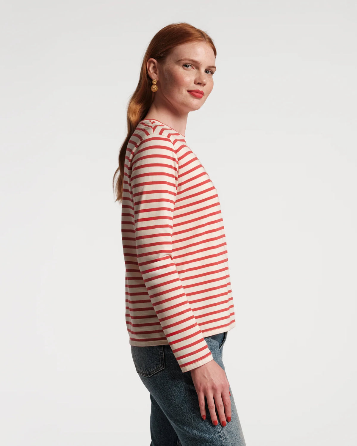 STRIPED T SHIRT