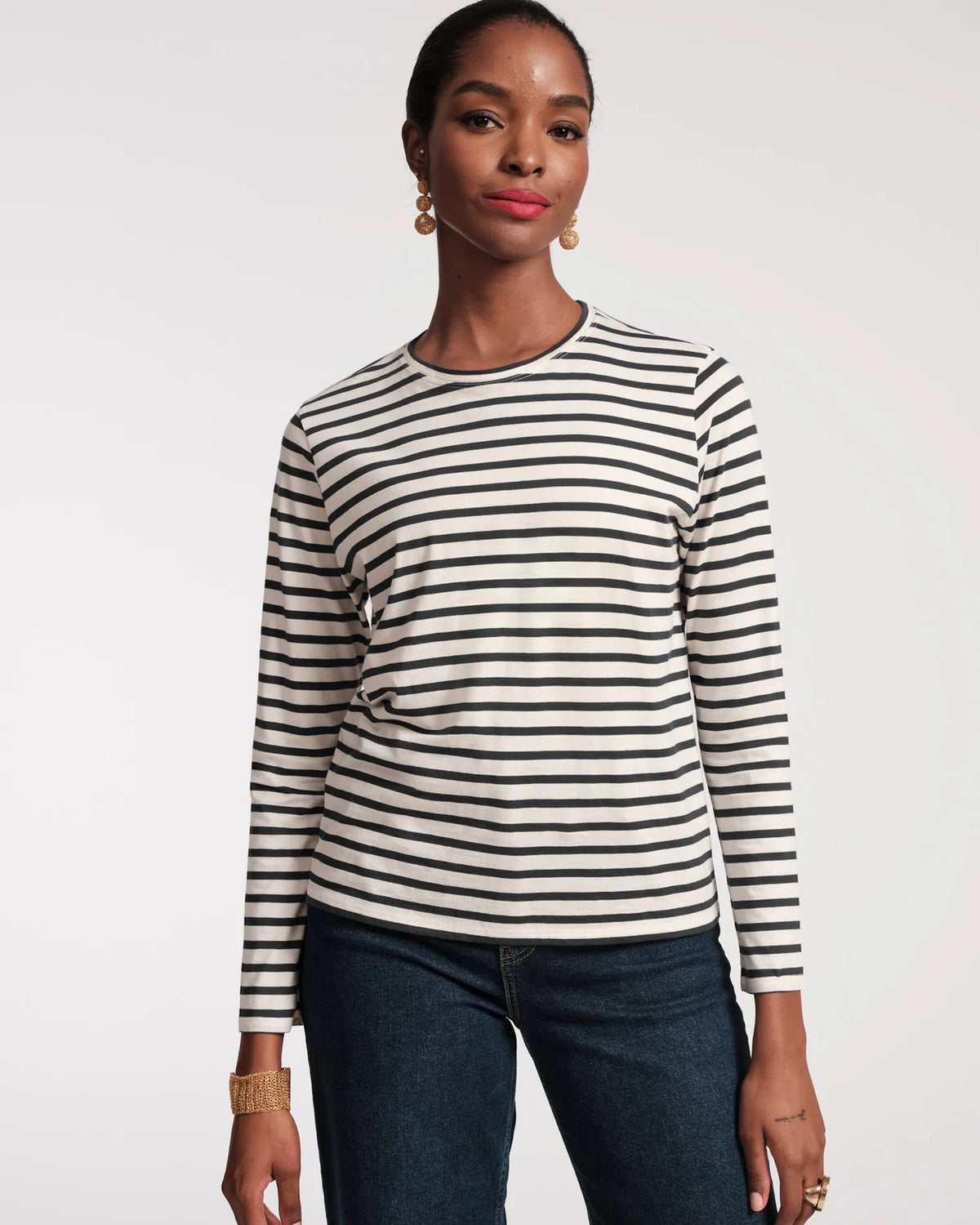 STRIPED T SHIRT