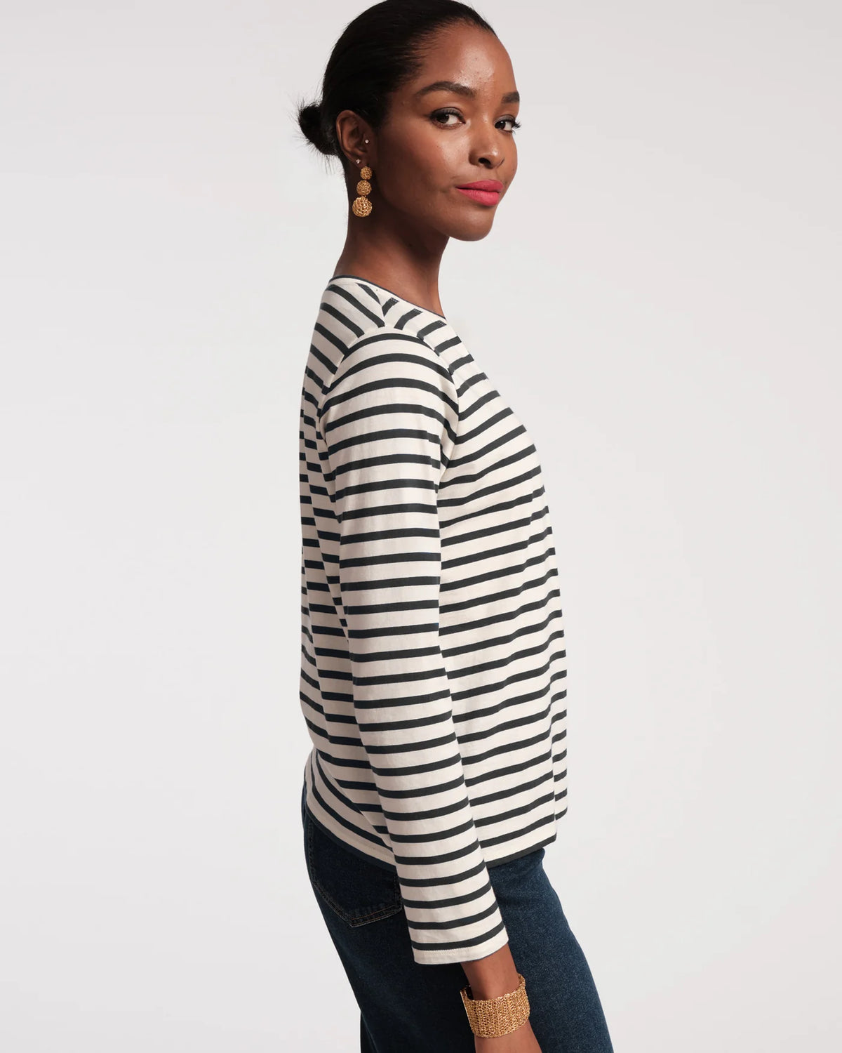 STRIPED T SHIRT
