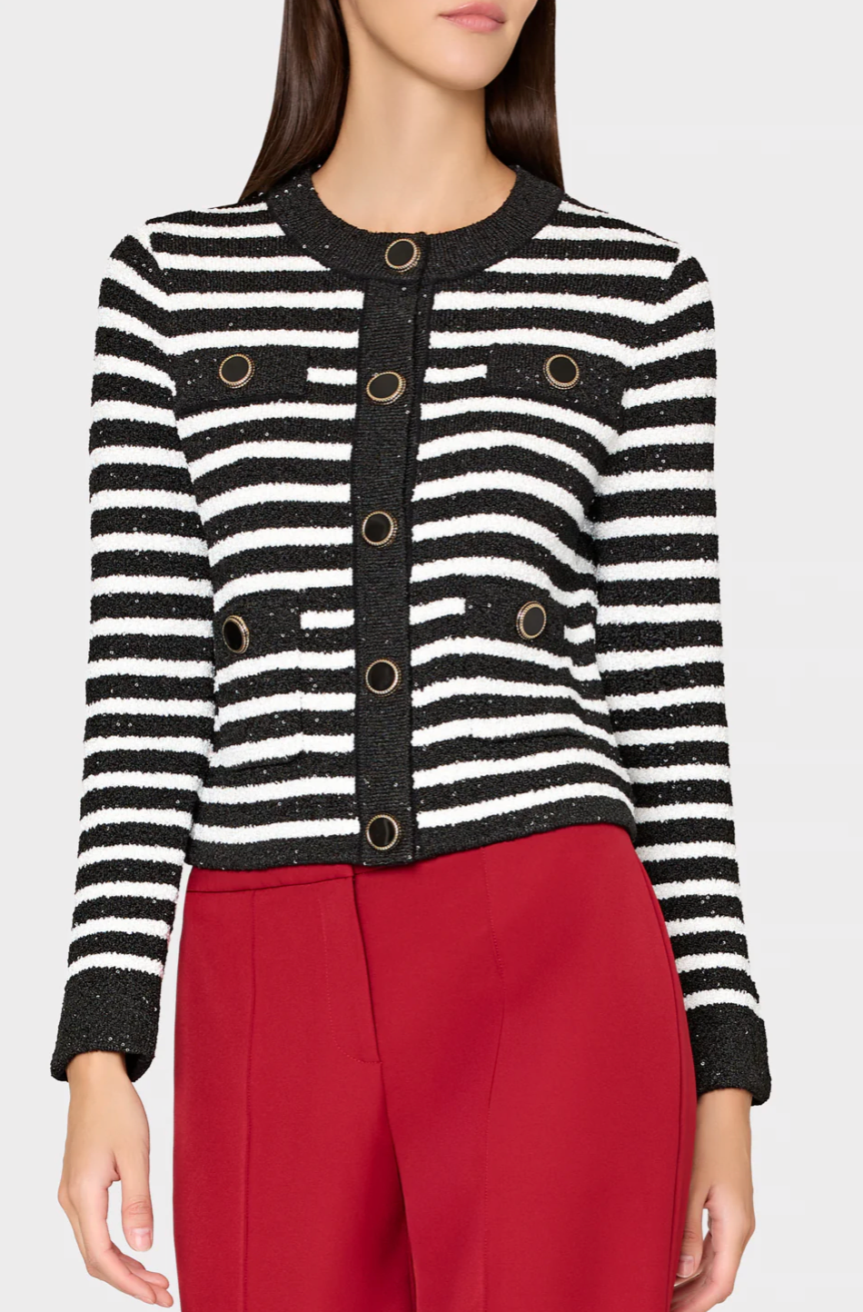 SEQUIN CARDIGAN JACKET