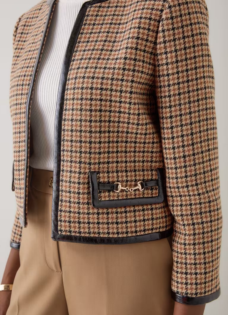 ZISOU CHECK JACKET