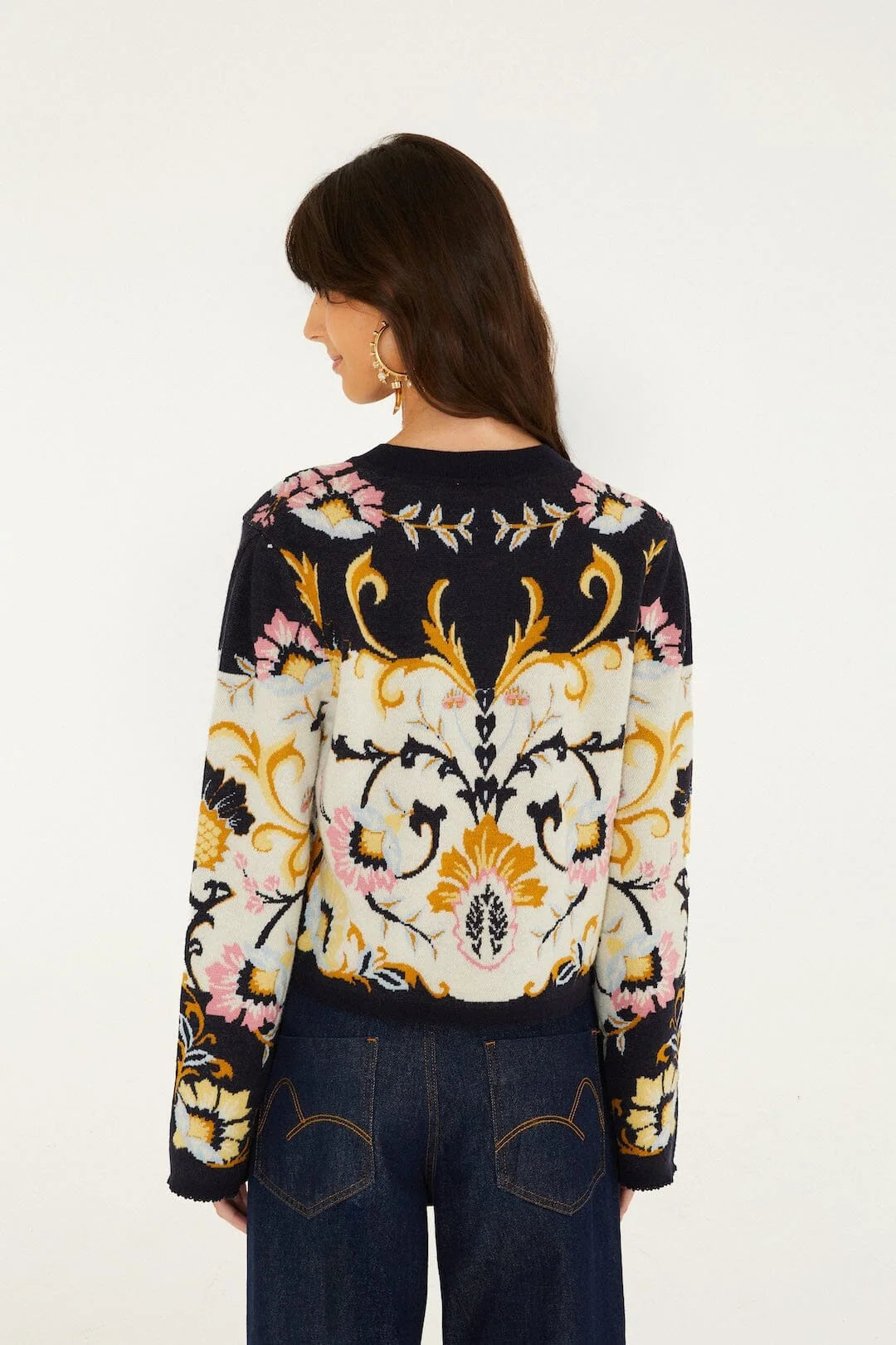 BIRDS ROMANCE CARDIGAN