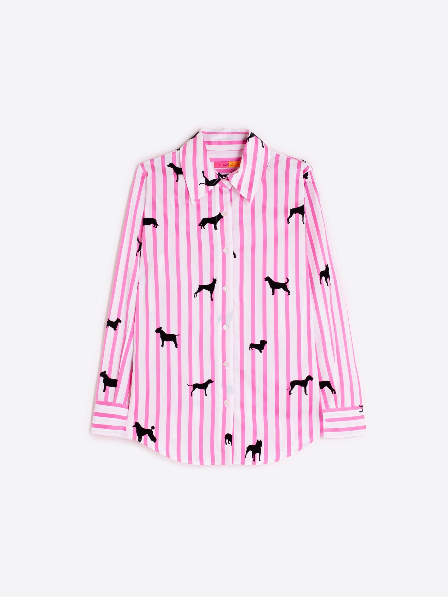 STRIPE DOG BLOUSE