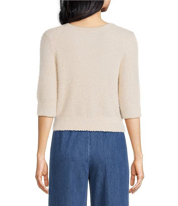 MALIAH FUZZY SWEATER