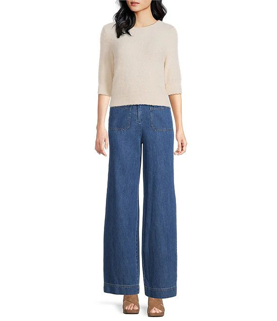 MALIAH FUZZY SWEATER