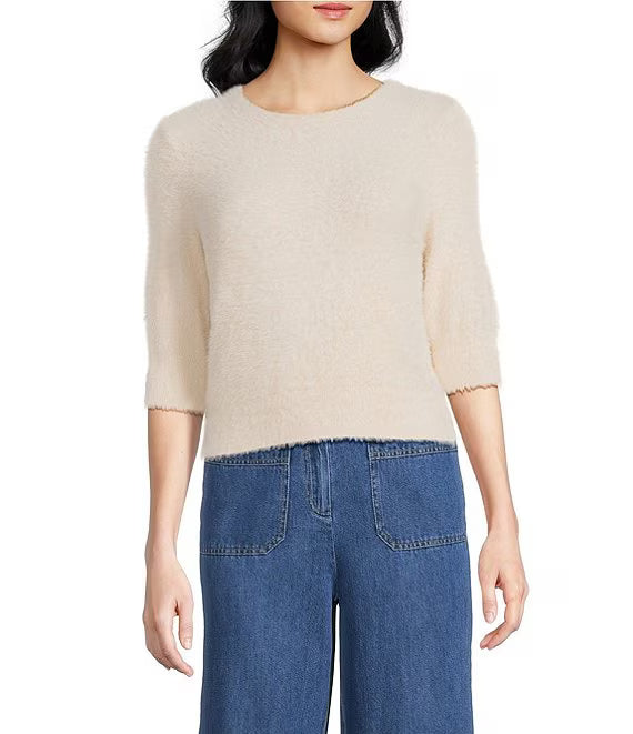 MALIAH FUZZY SWEATER