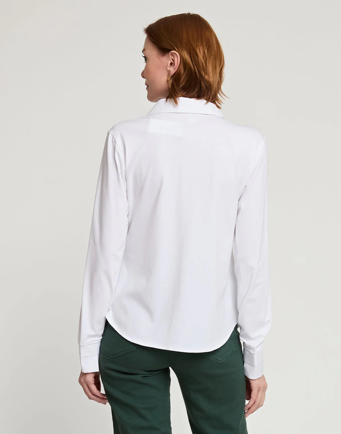 AINSLEY LONG SLEEVE WOVEN KNIT TOP