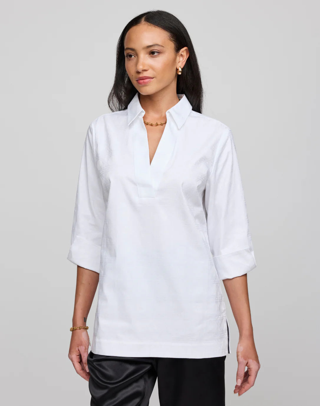 HINSON WU VICKY 3/4 SLEEVE SHIRT