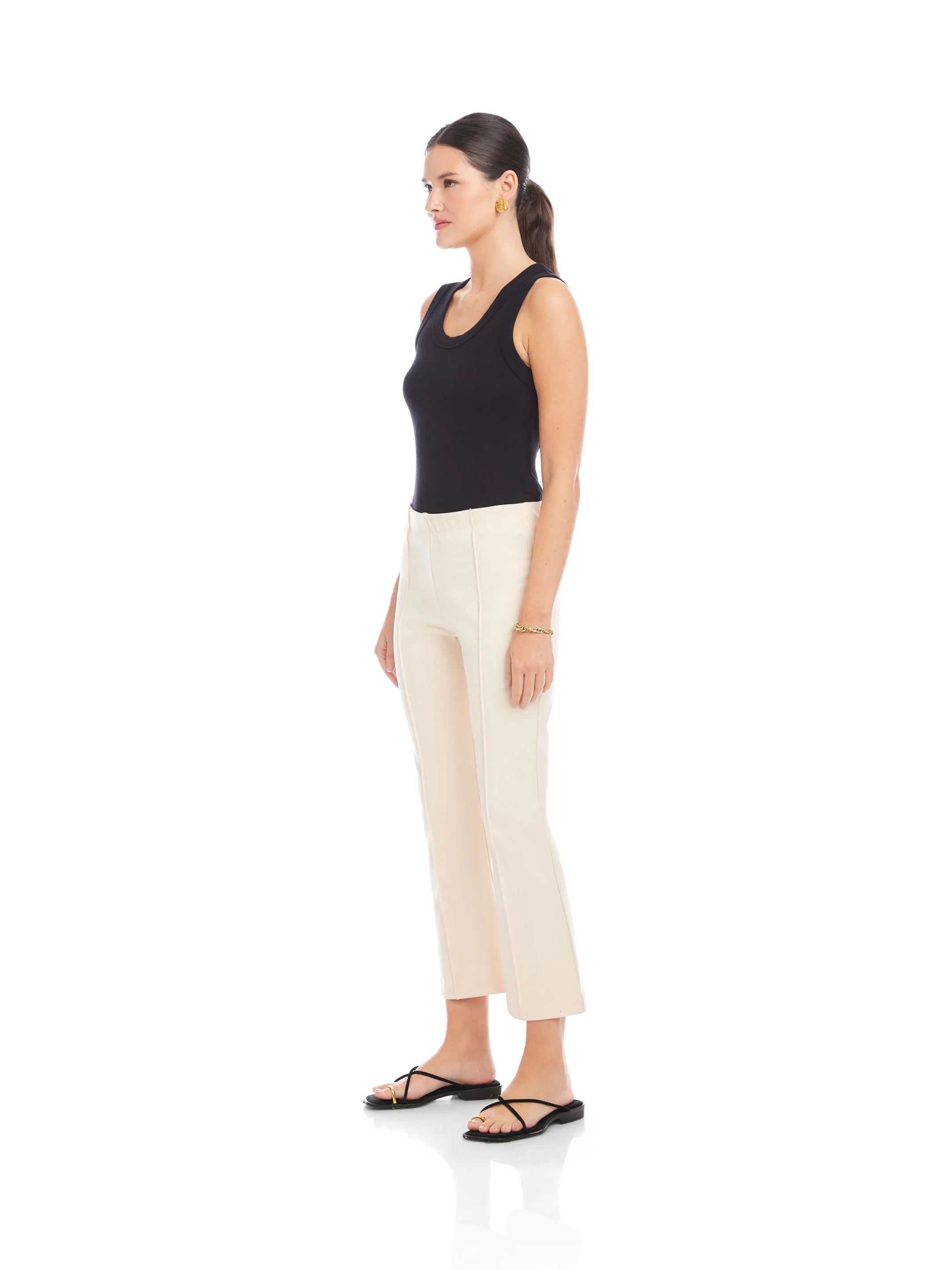 SIGOURNY PINTUCK PANTS