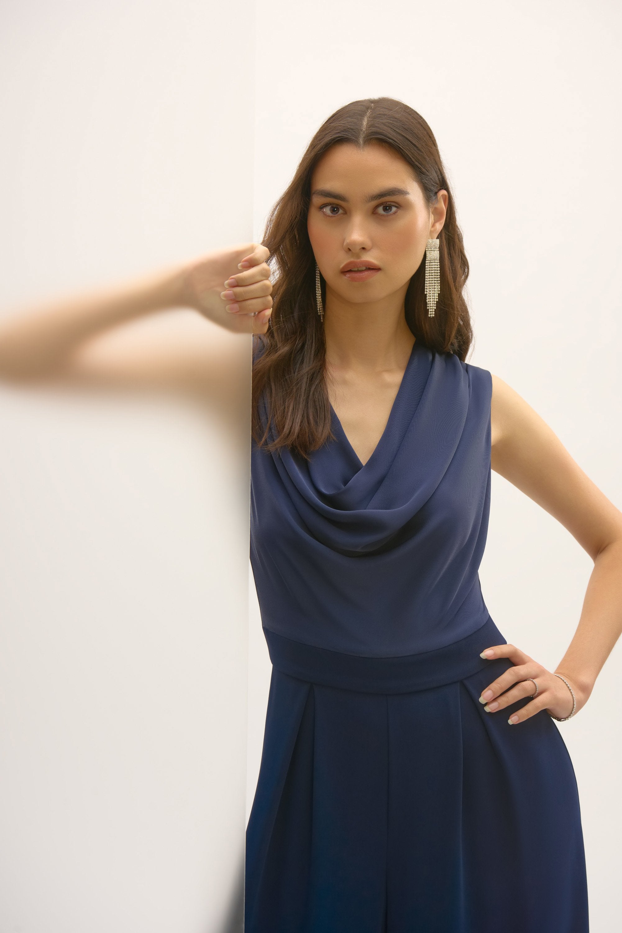 COWL NECK JUMPSUIT