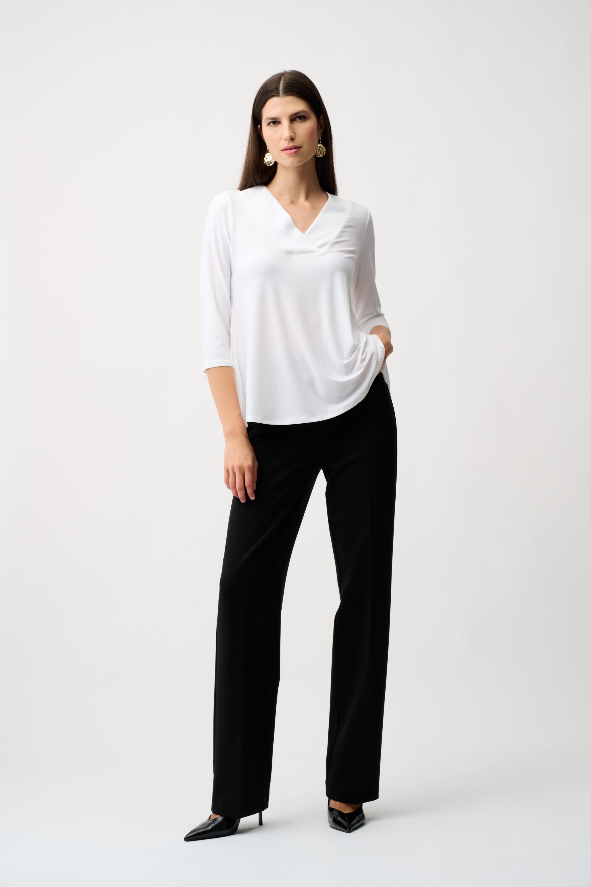 HEAVY KNIT WIDE LEG PULL-ON PANT