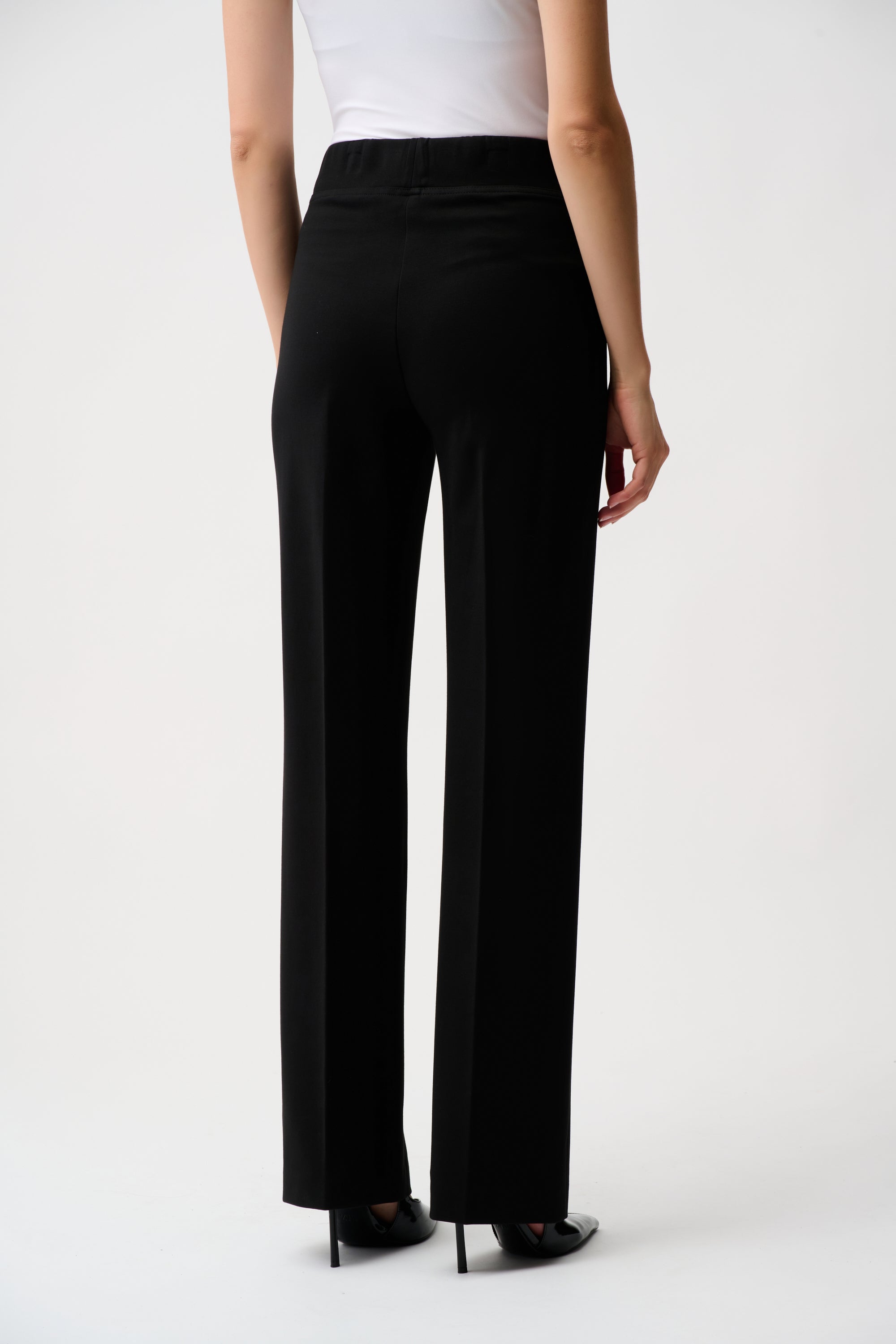 HEAVY KNIT WIDE LEG PULL-ON PANT