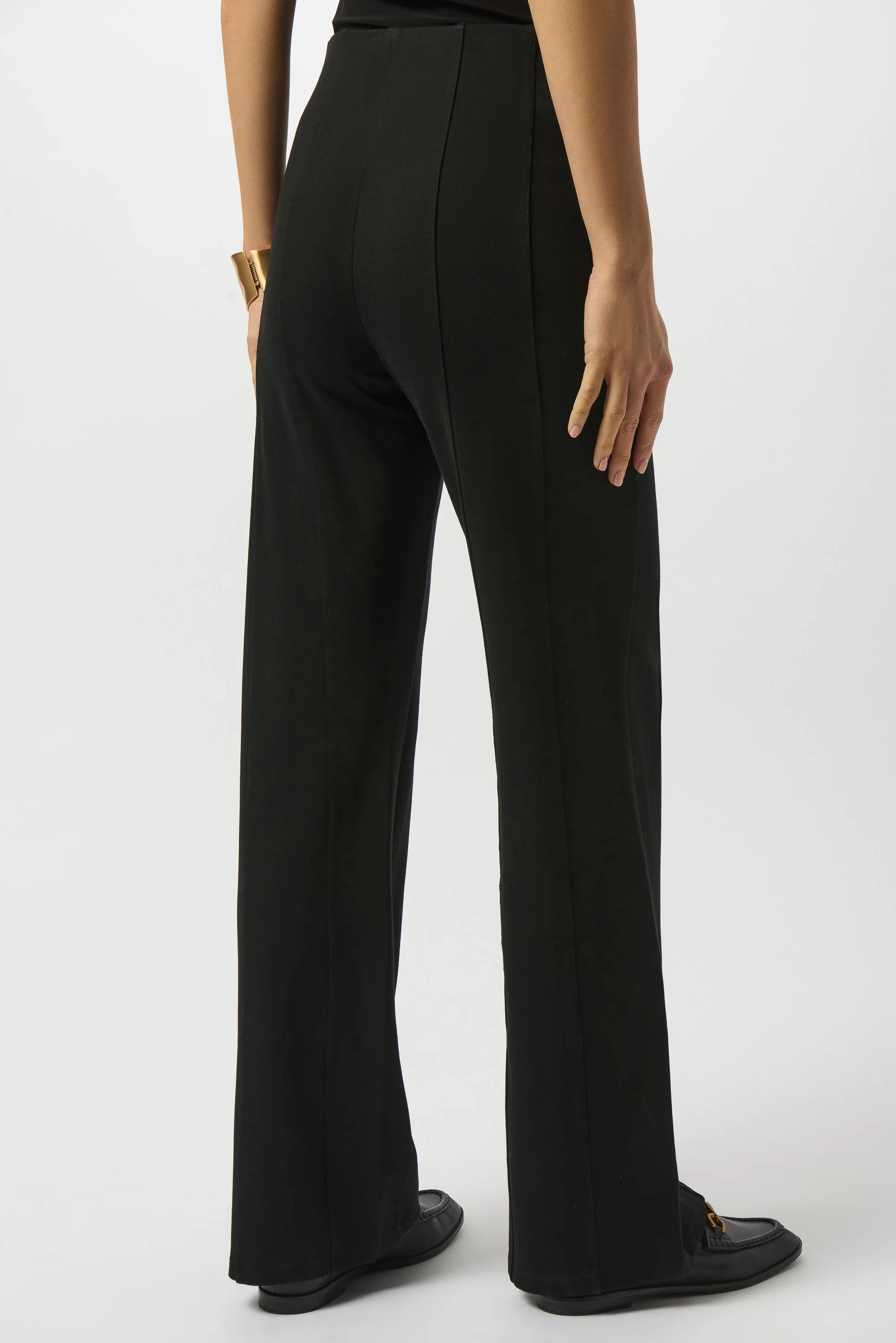HEAVY KNIT WIDE LEG PULL-ON PANT