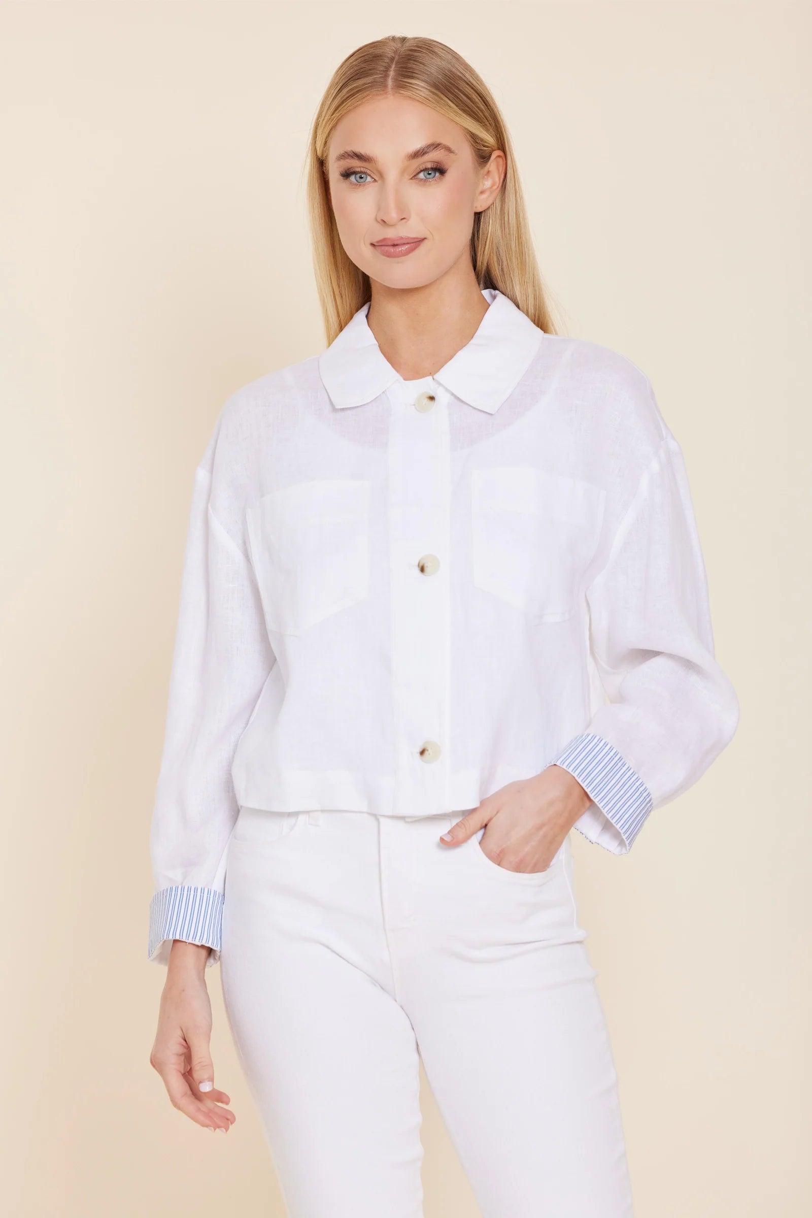 Dolce Cabo LINEN 2 POCKET JACKET