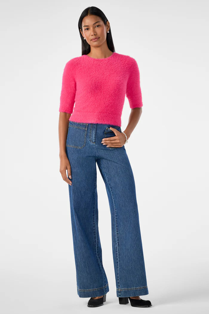 MALIAH FUZZY SWEATER