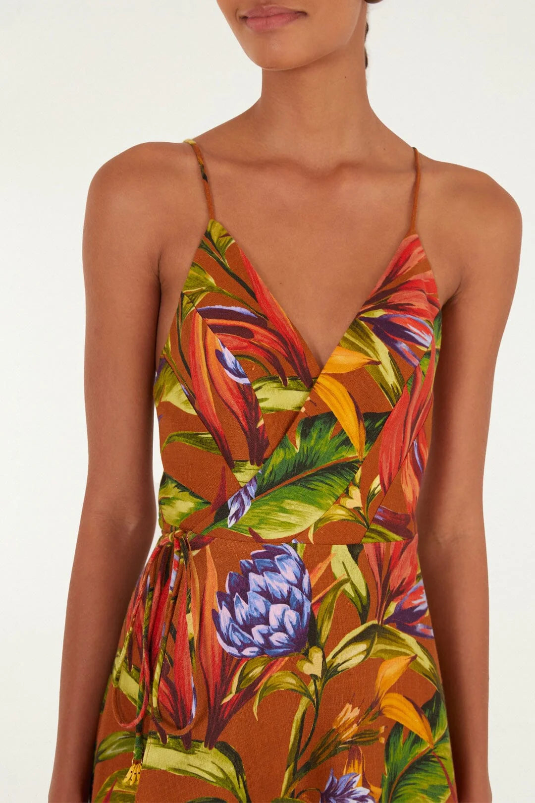 MIDI WRAP DRESS