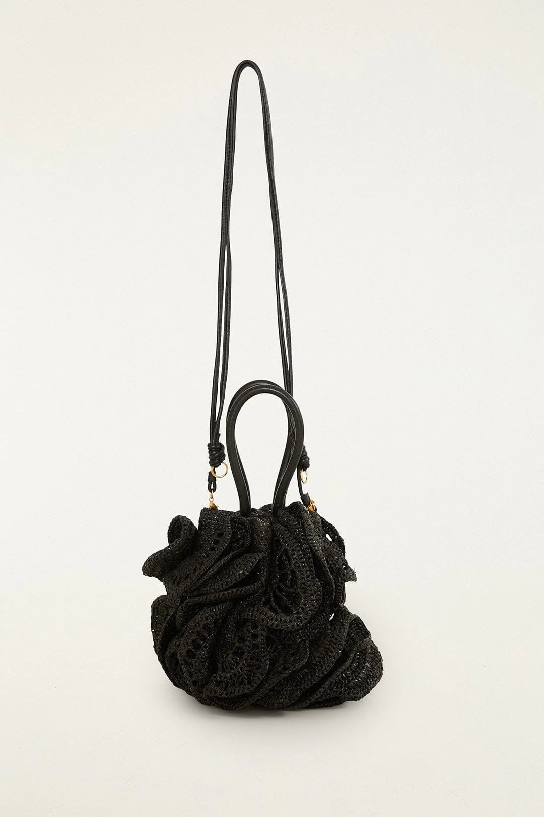 RAFFIA FLOWER BAG