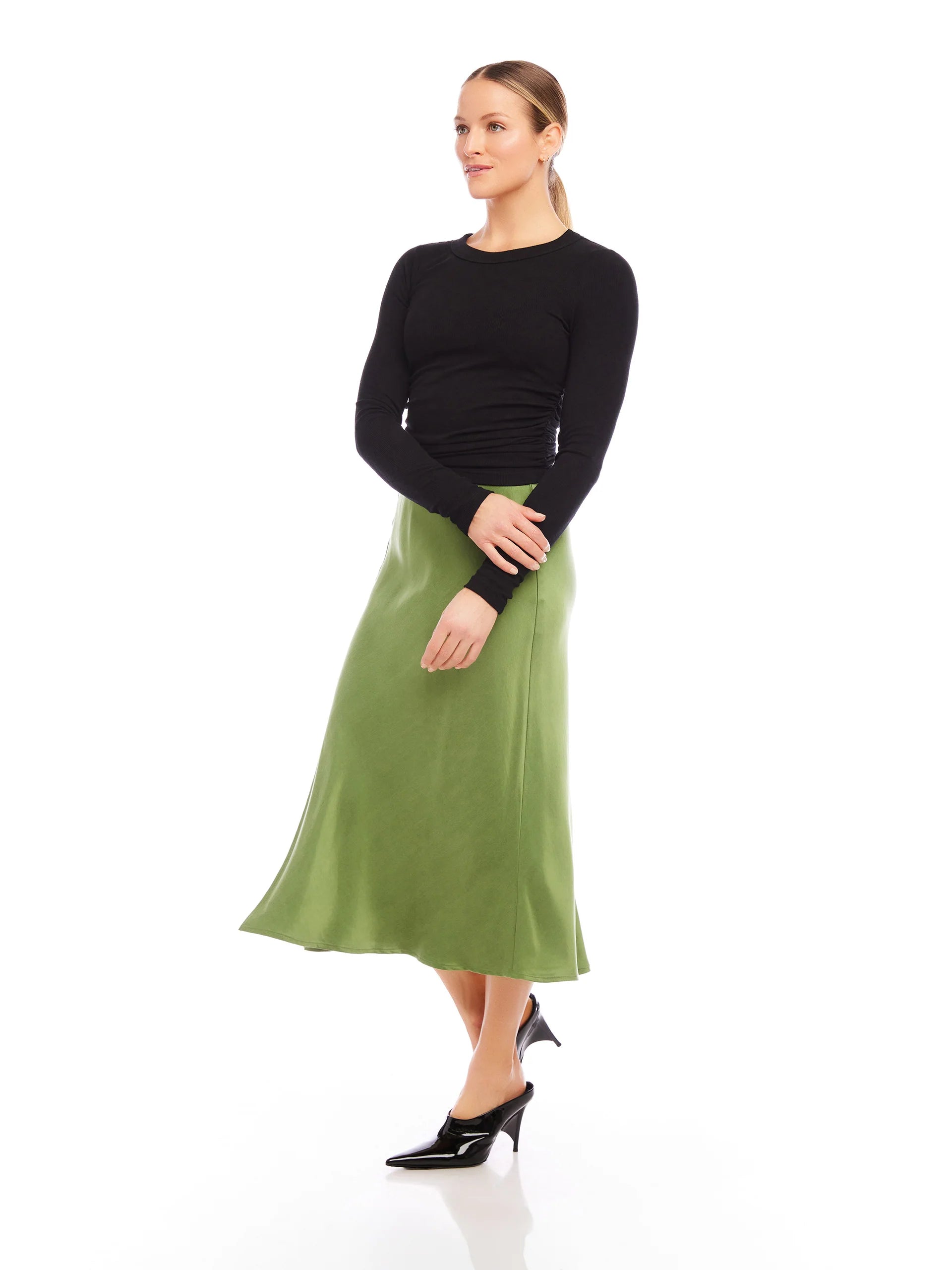 BRIELLE MIDI SKIRT