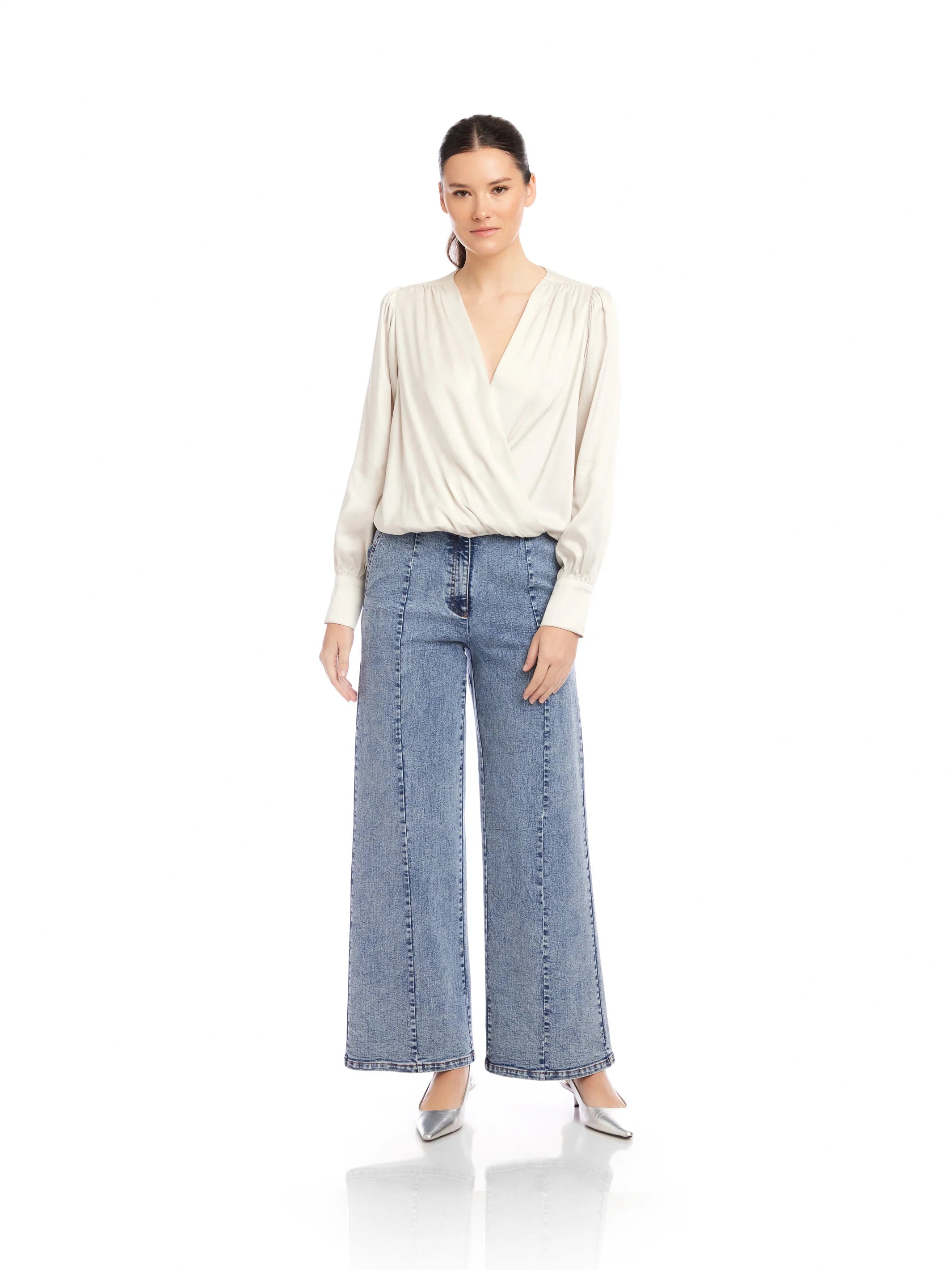 Fifteen Twenty INES DRAPE FRONT TOP
