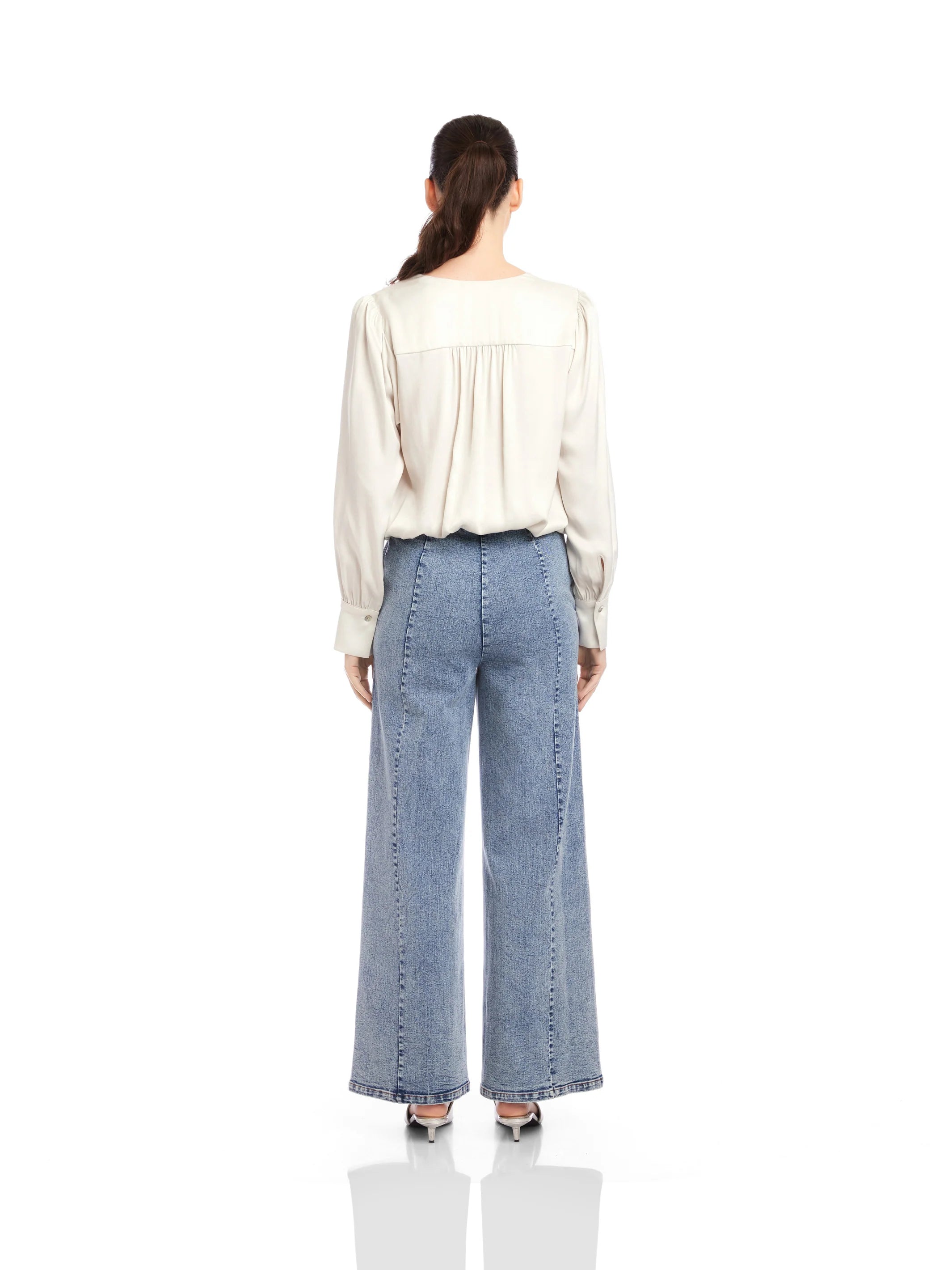 INES DRAPE FRONT TOP