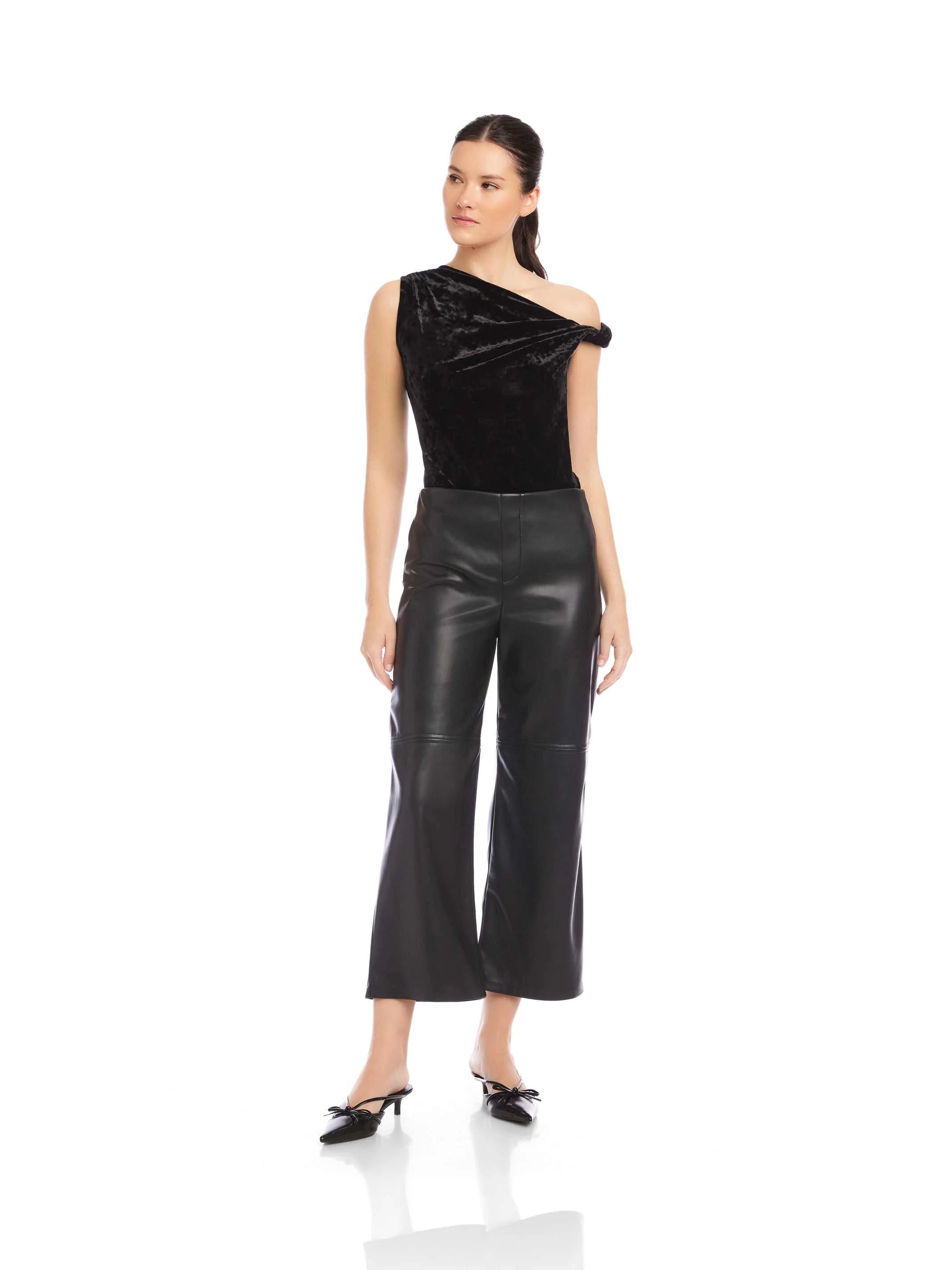 FAUX LEATHER PANT