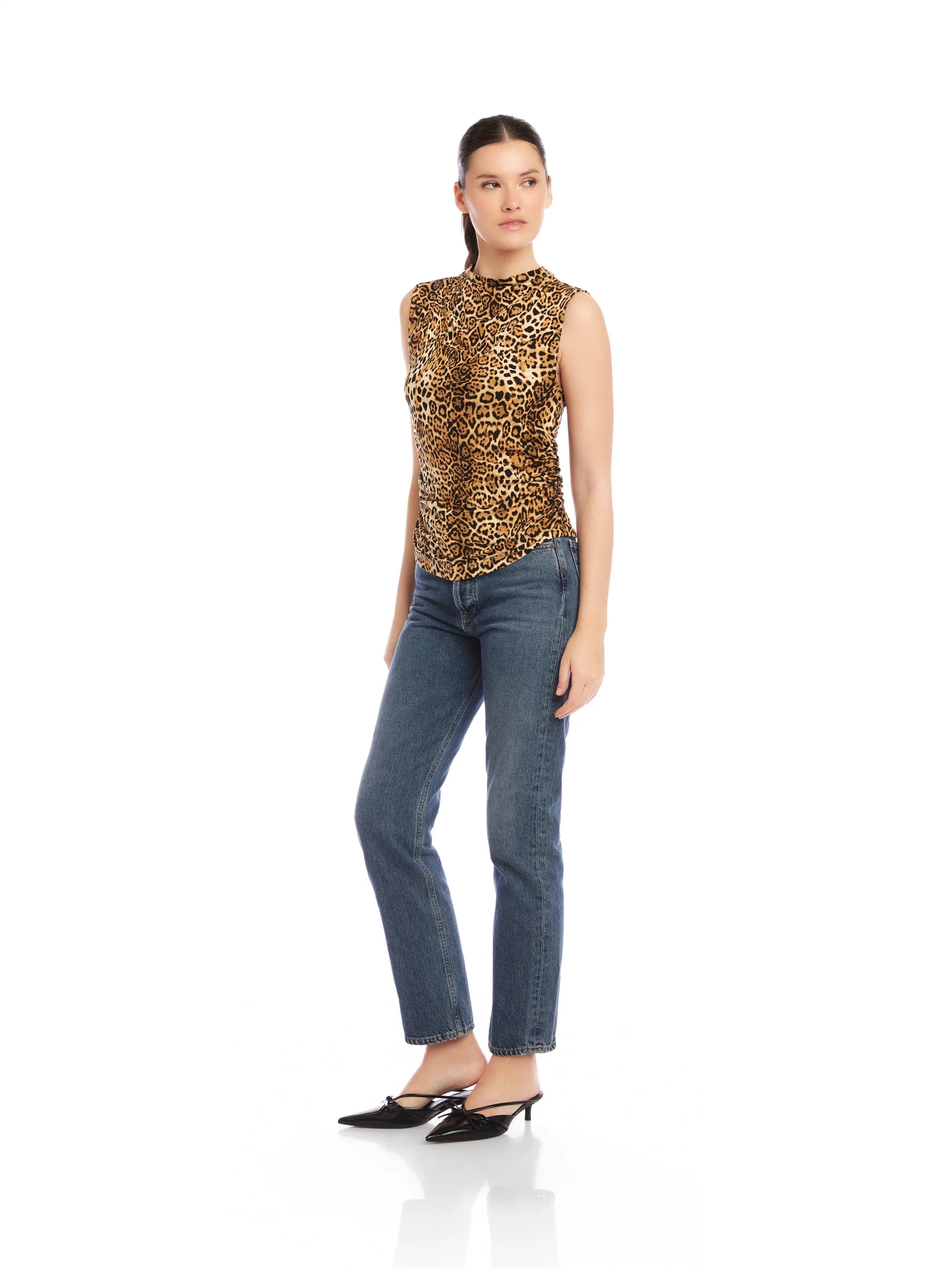 Fifteen Twenty PAIGE SHIRRED TOP