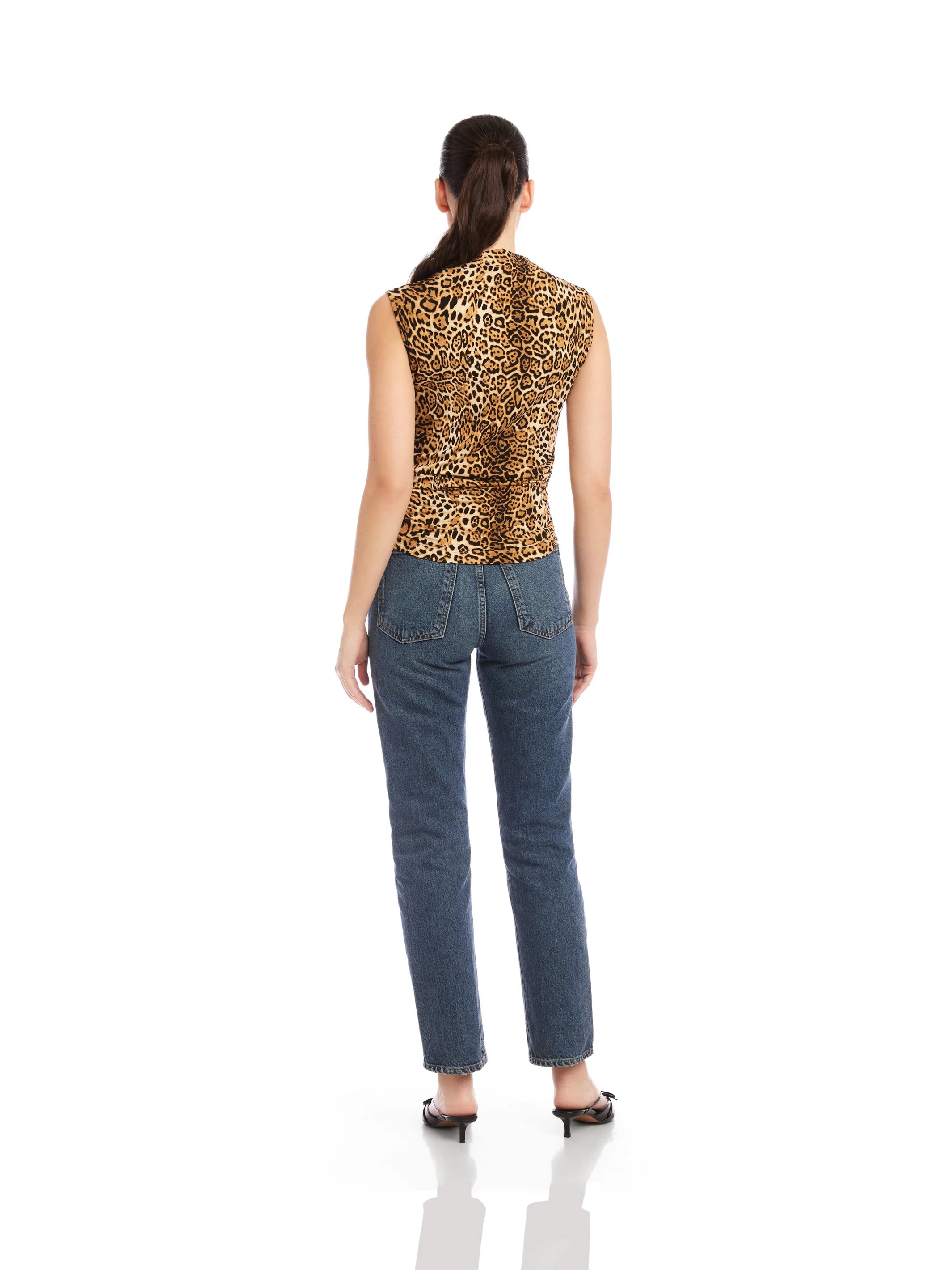 PAIGE SHIRRED TOP