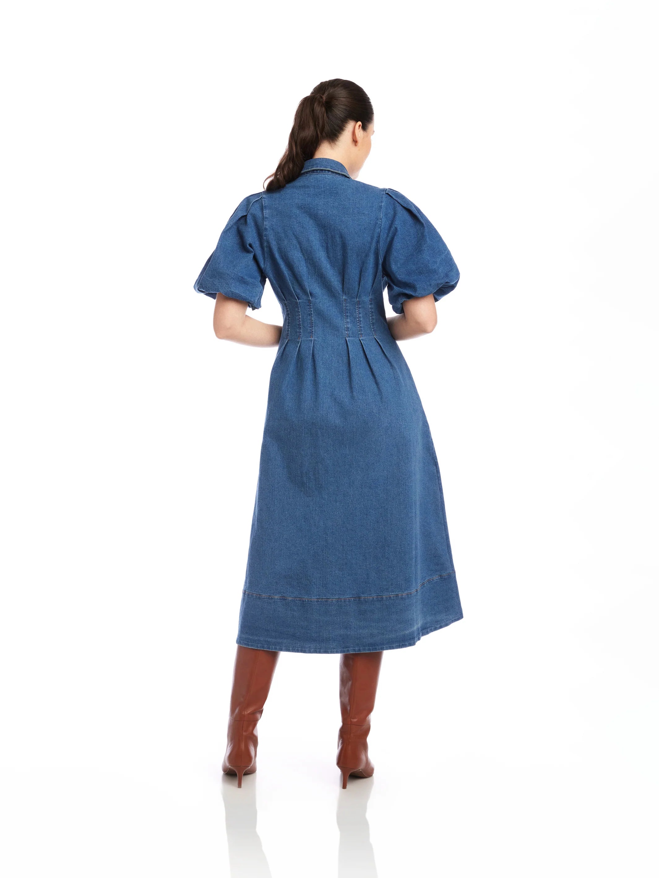 ESME MIDI SHIRTDRESS