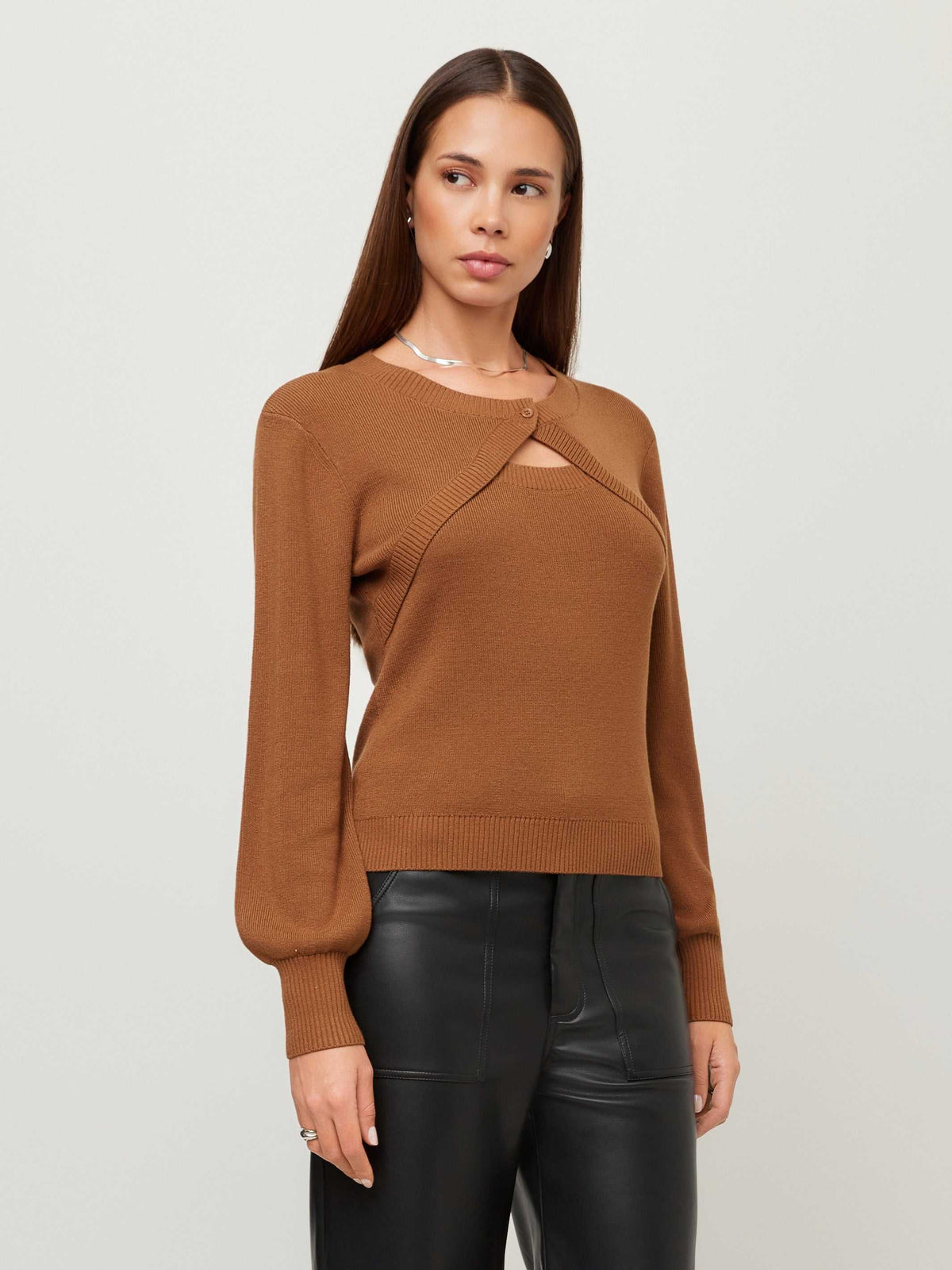 Fifteen Twenty AMELIA SHRUG SWEATER
