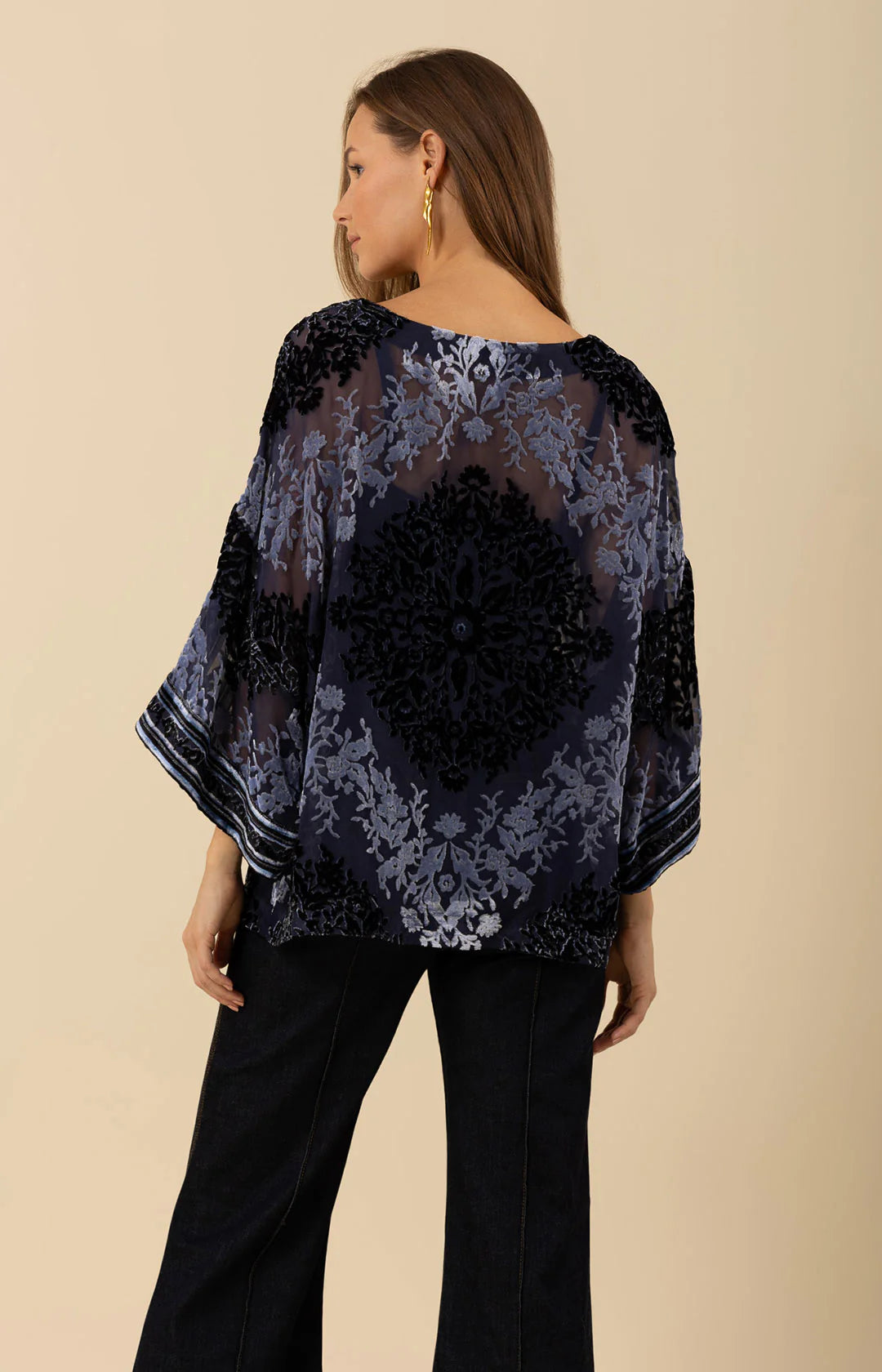 BRIAR VELVET BURNOUT TOP