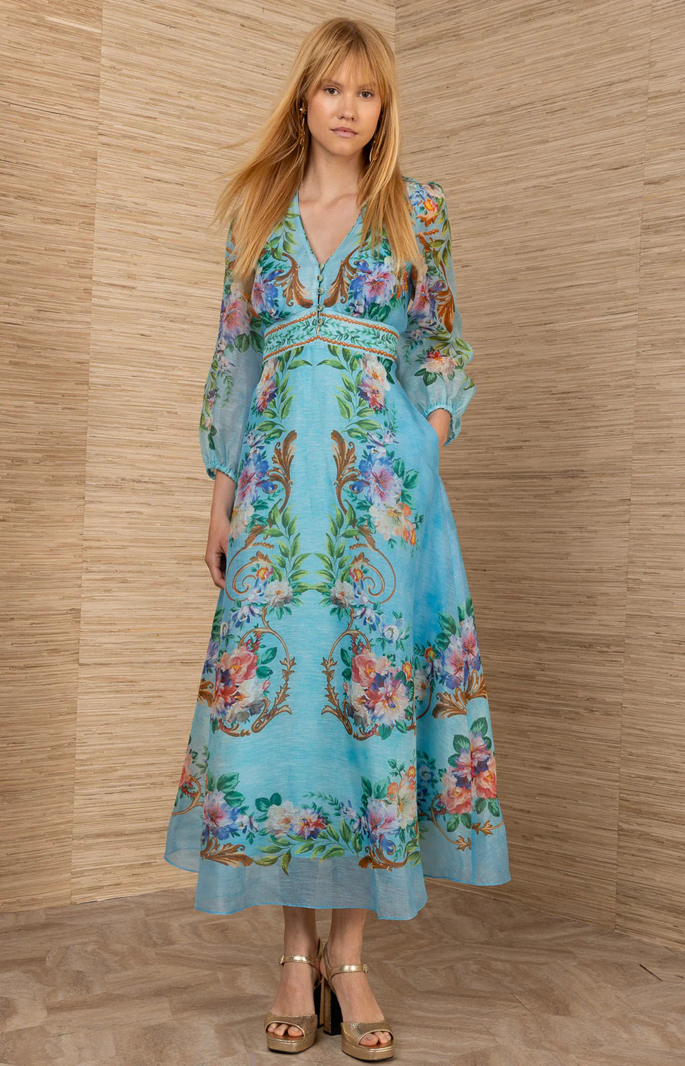 Hale Bob FRIDA ORGANZA MAXI DRESS