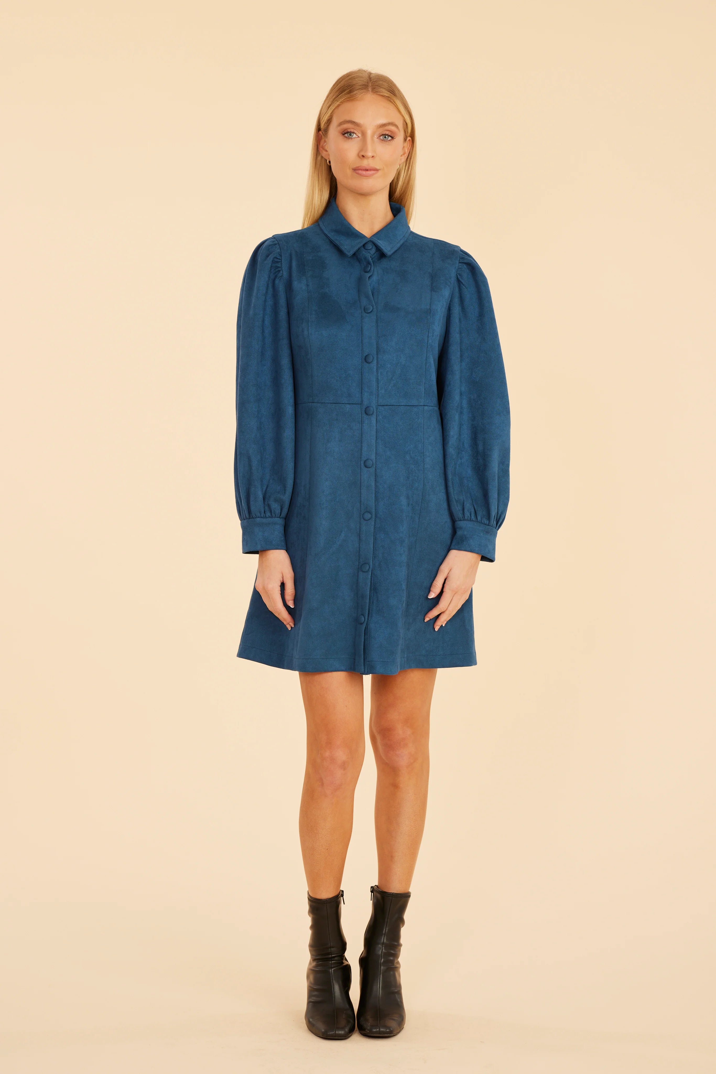 SUEDE DRESS