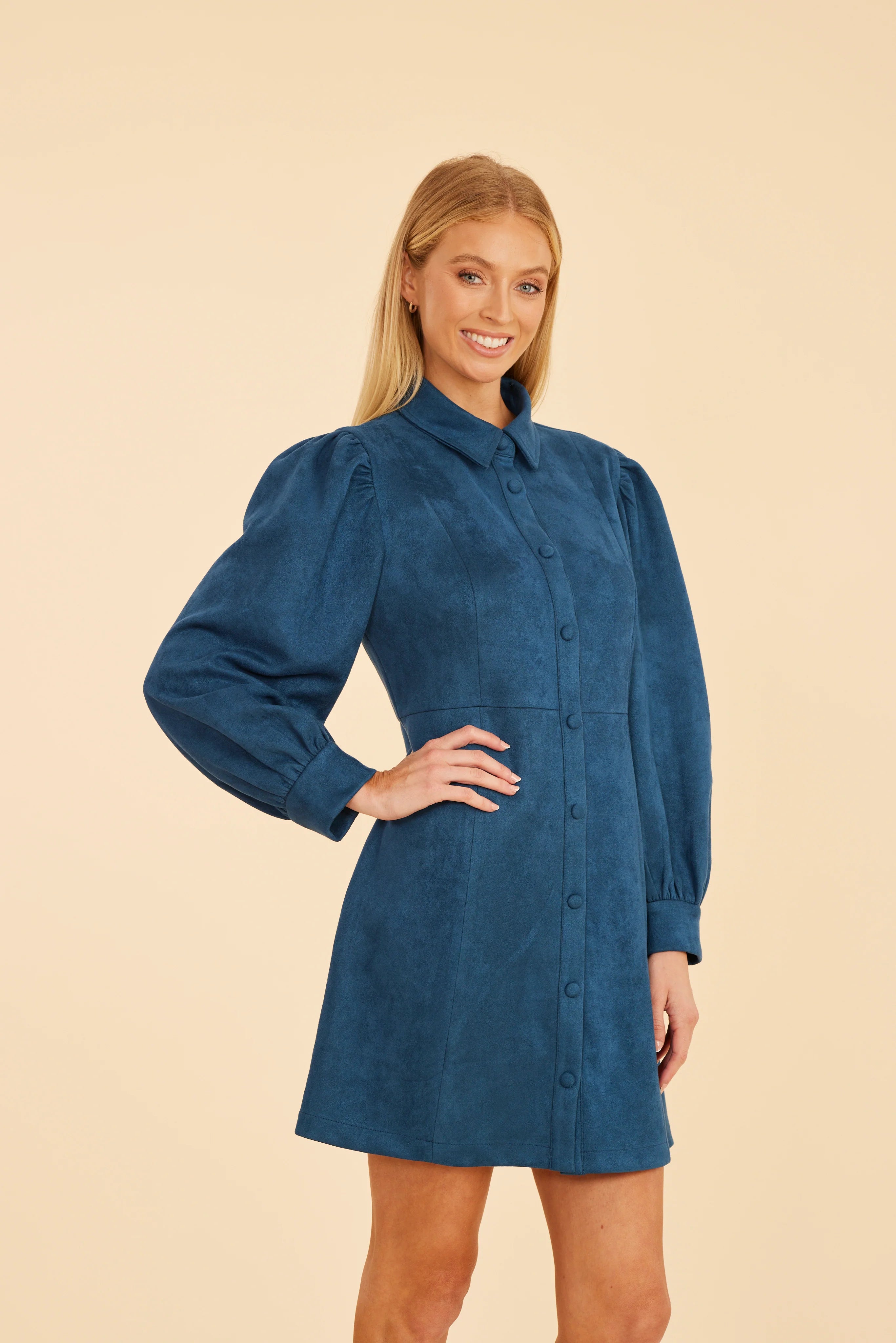 SUEDE DRESS