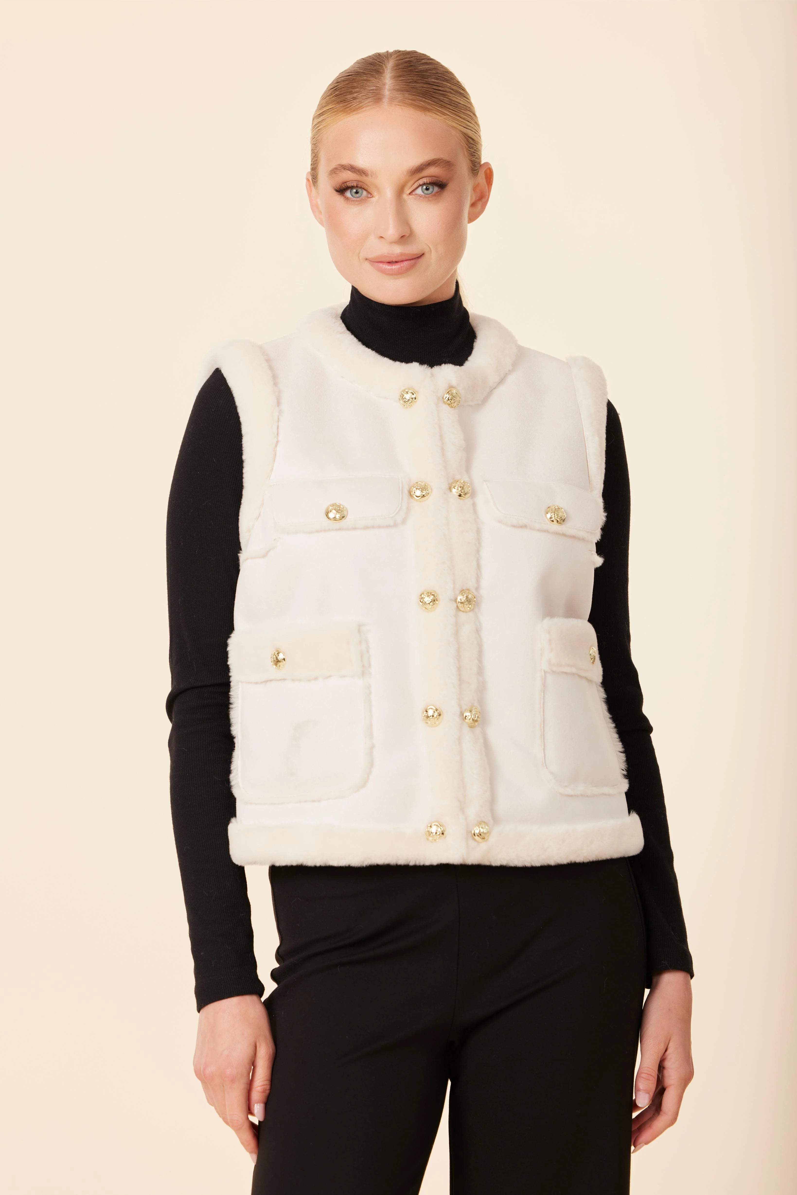 COCO FUR LINED VEST