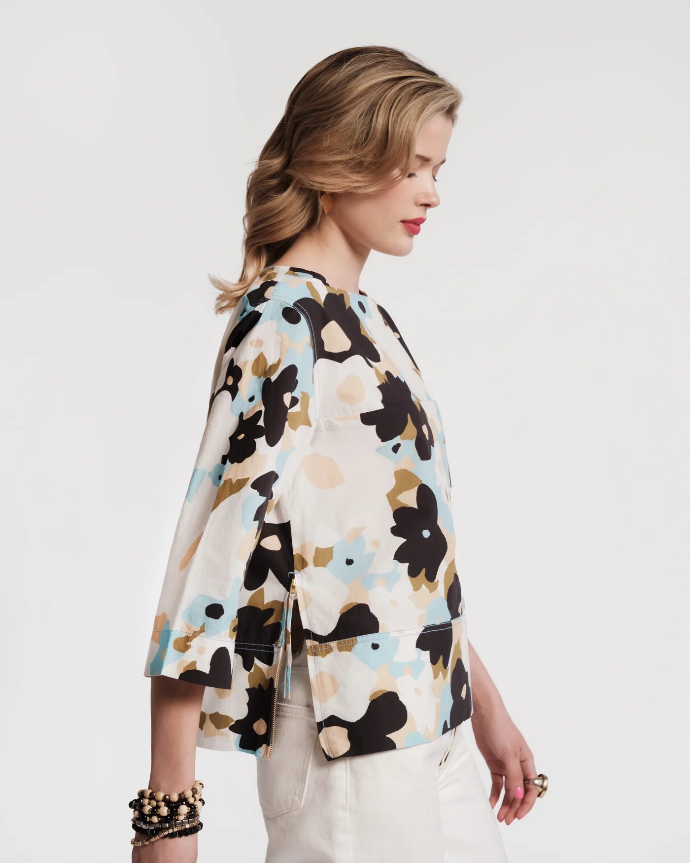 CARLY POPLIN TOP